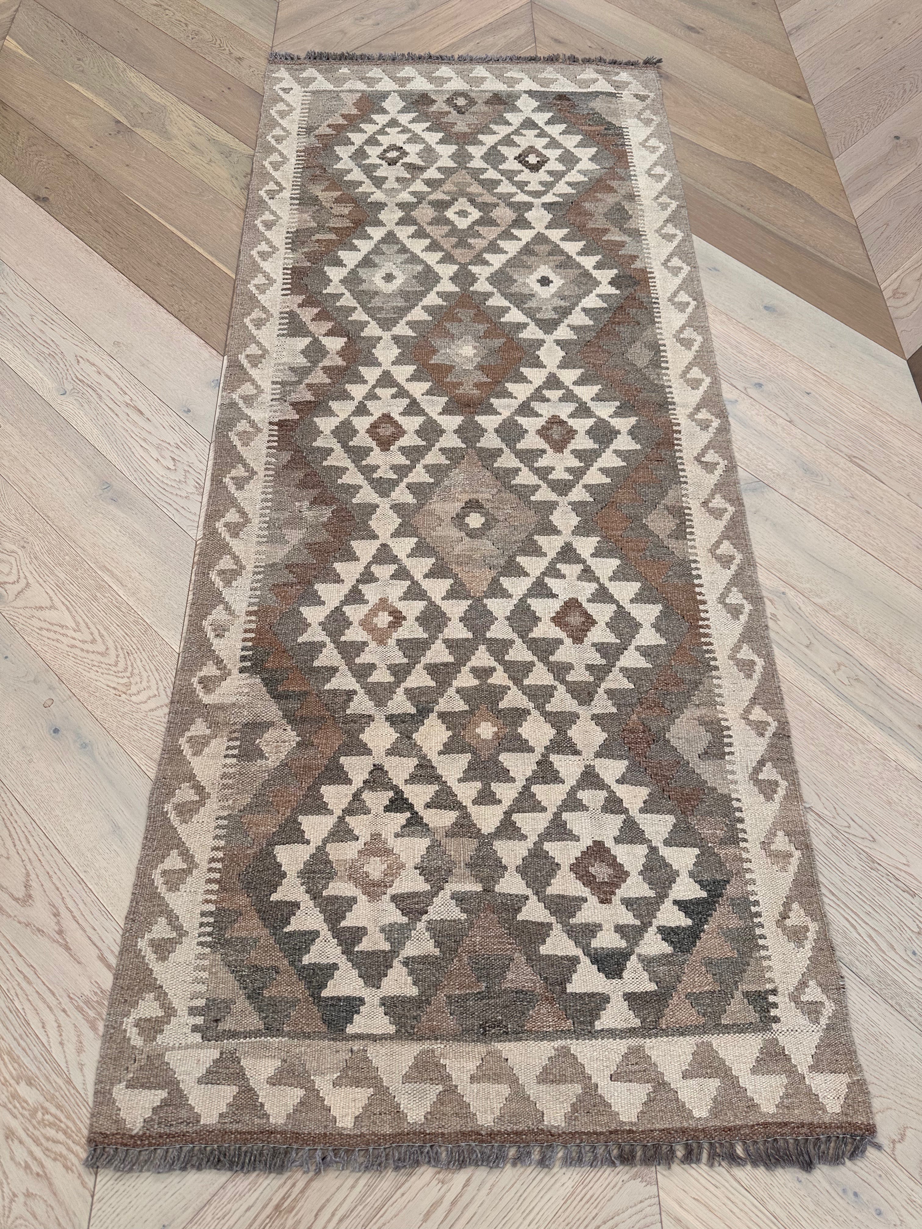 Chobi Afghan Handmade — 1.93 x 0.77