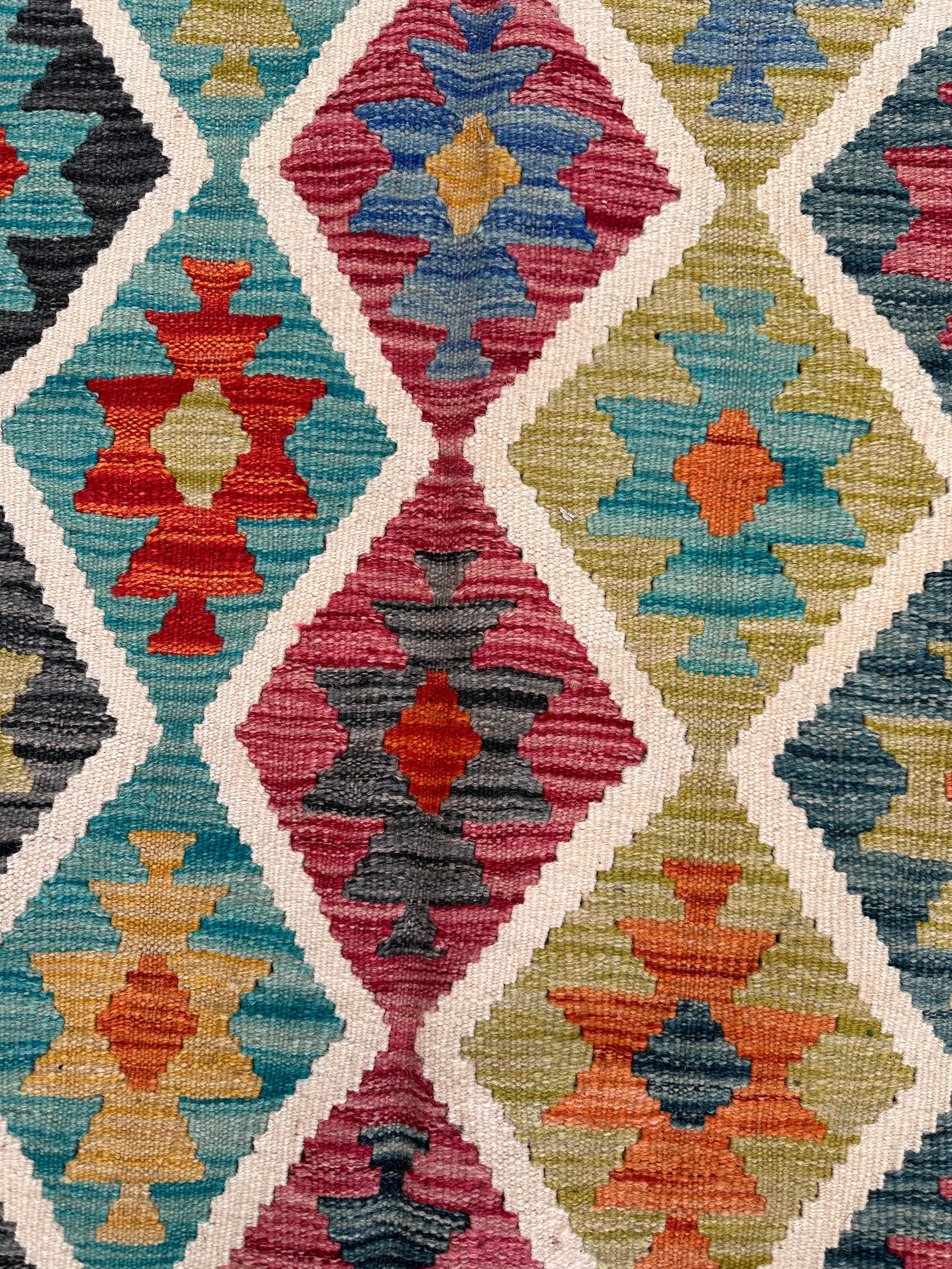 Chobi Afghan Handmade — 3.03 x 1.92