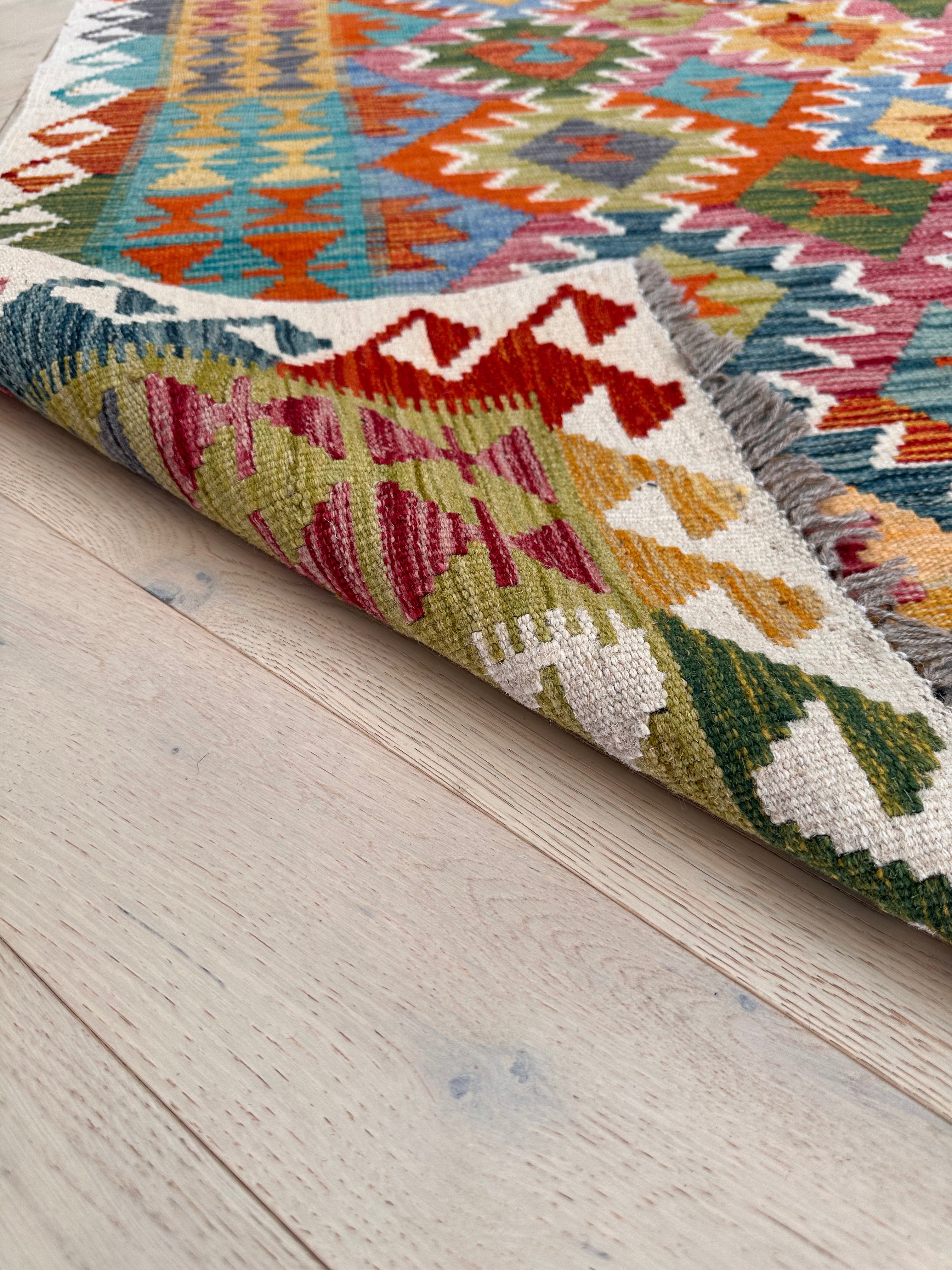 Chobi Afghan Handmade — 2.94 x 1.97