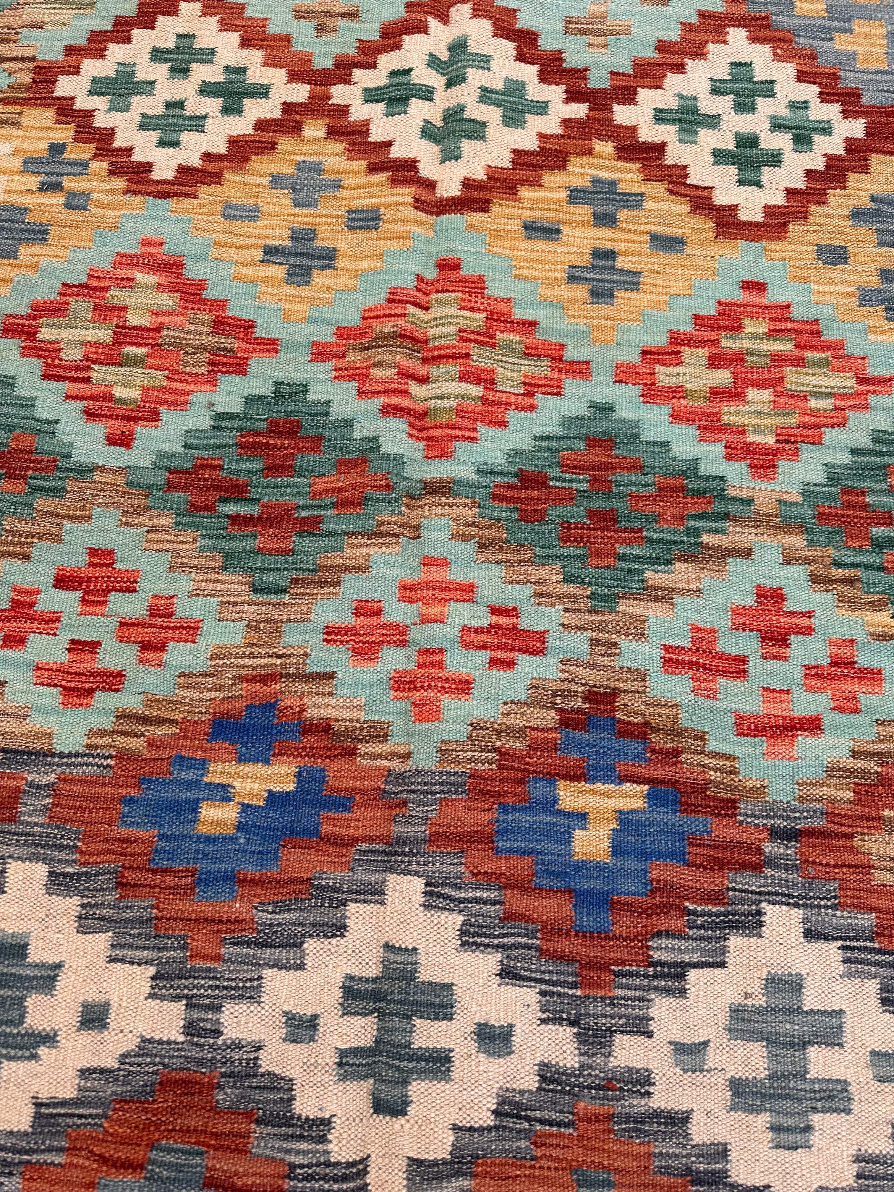 Chobi Afghan Handmade — 2.45 x 1.65
