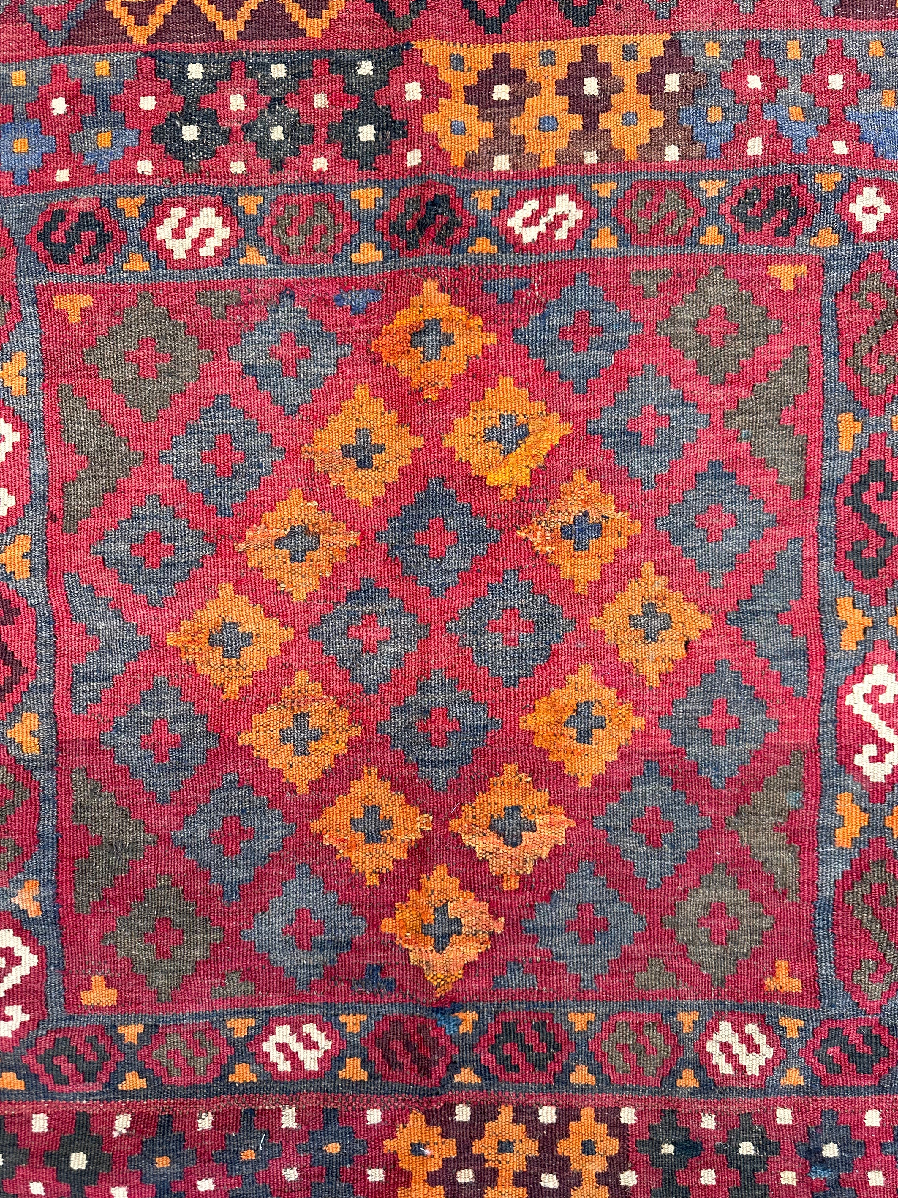 Chobi Afghan Handmade — 0.96 x 0.84