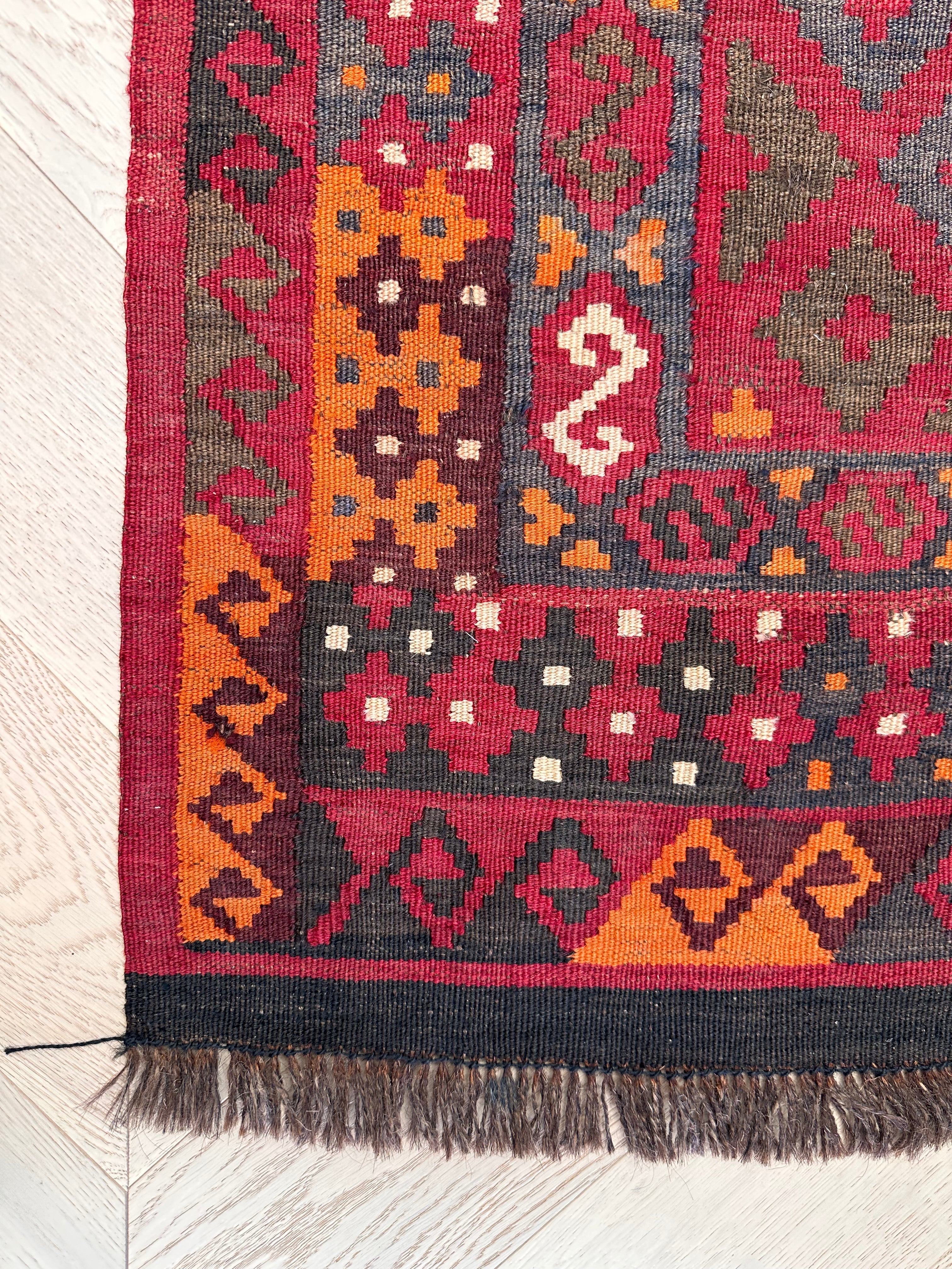 Chobi Afghan Handmade — 0.96 x 0.84