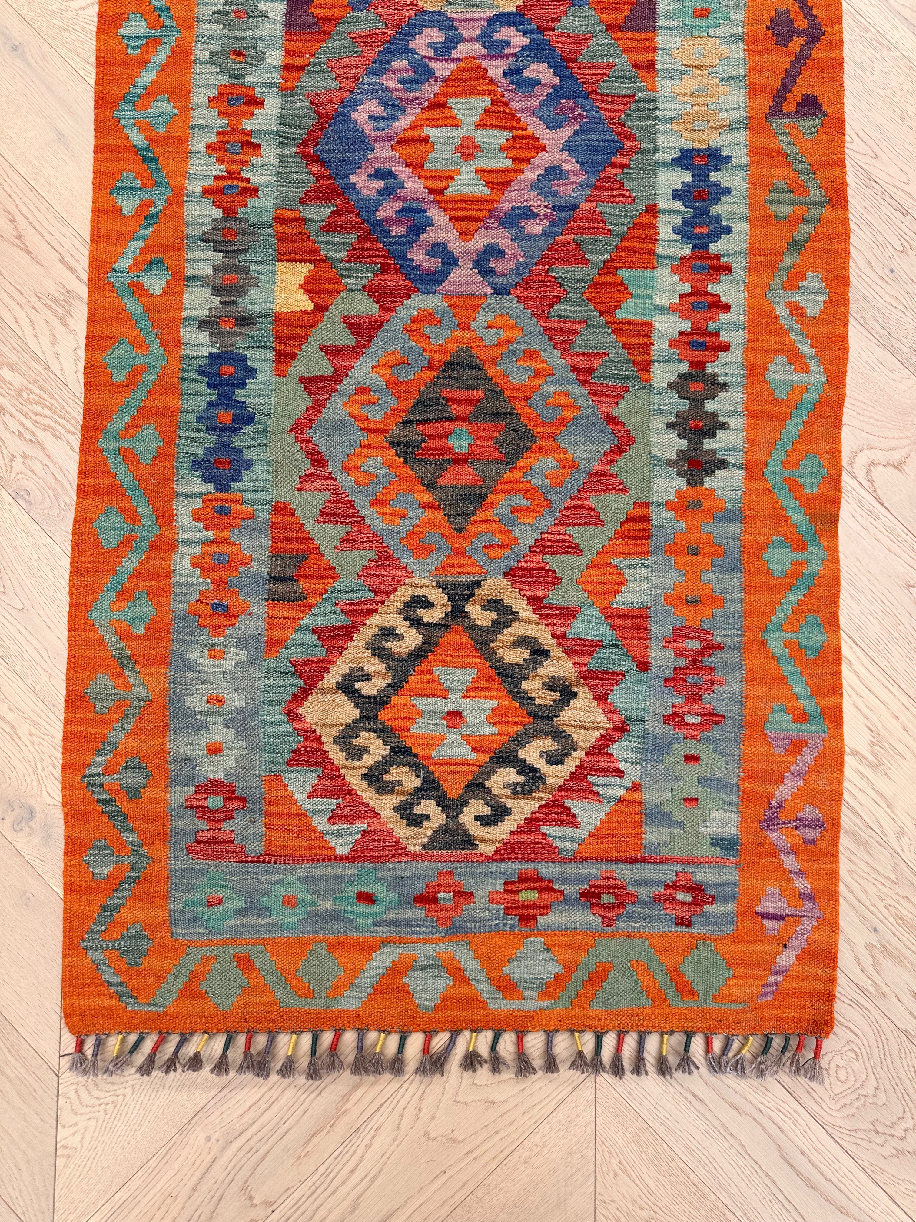 Chobi Afghan Handmade — 3.00 x 0.80