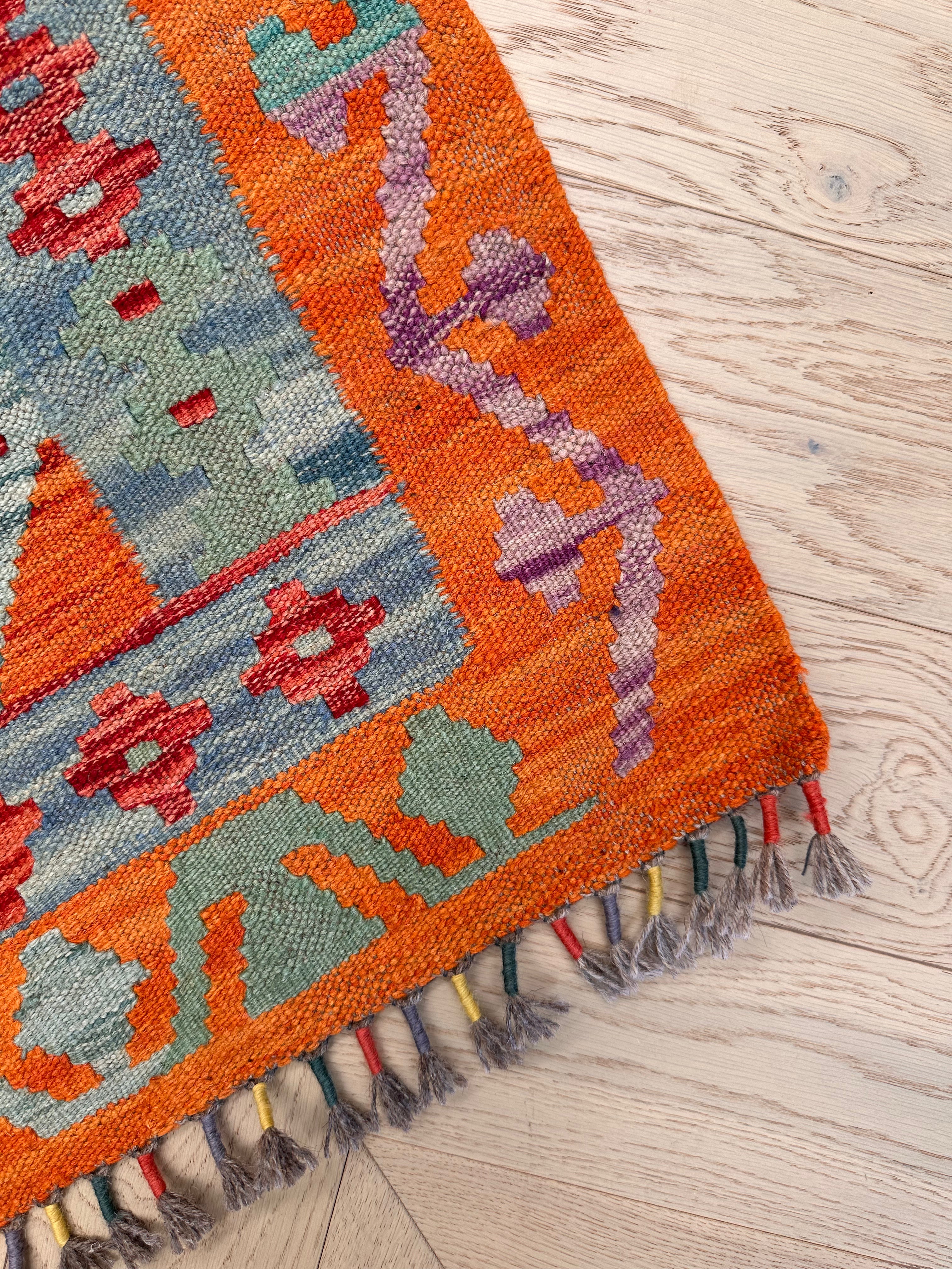 Chobi Afghan Handmade — 3.00 x 0.80