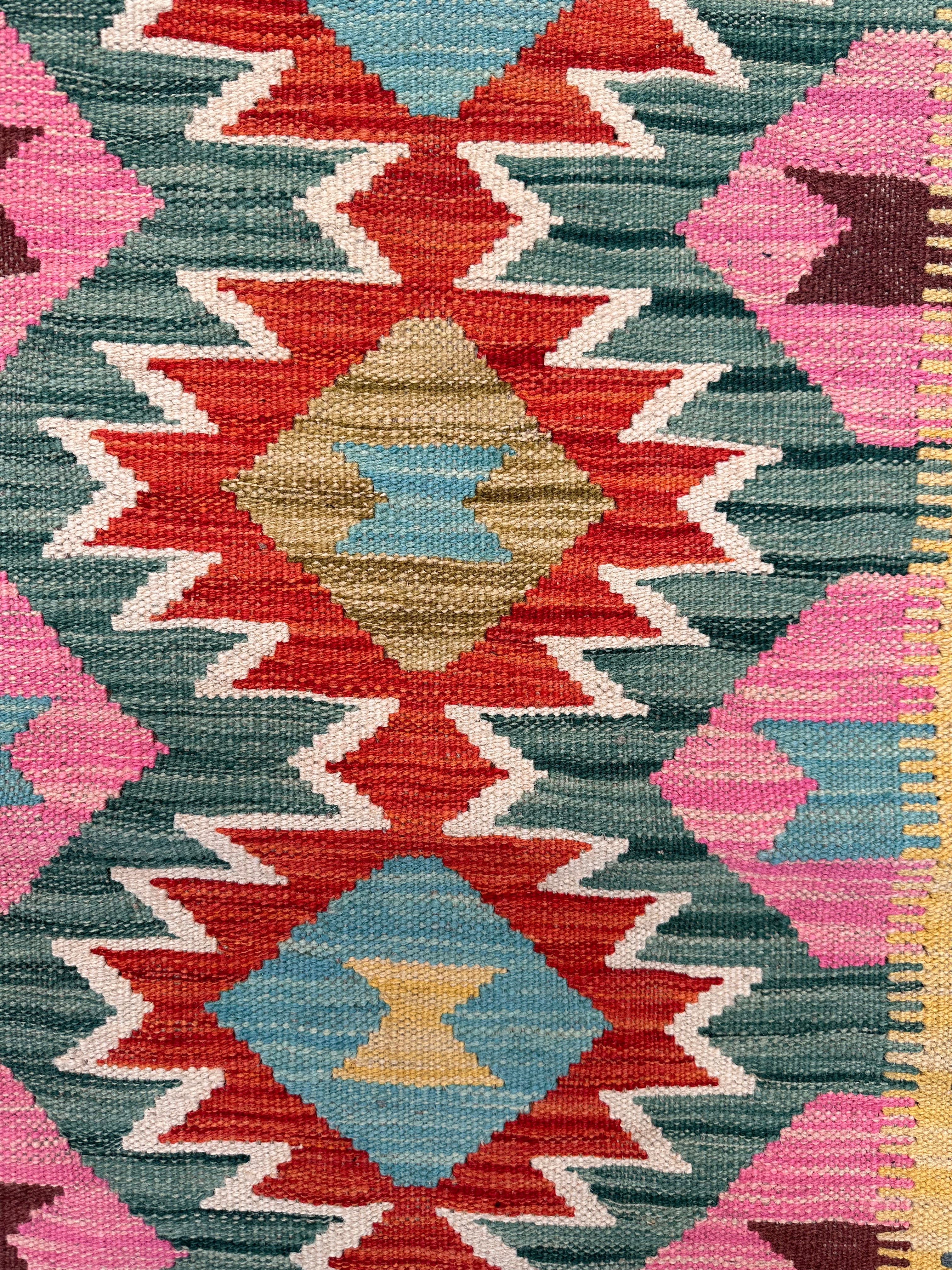 Chobi Afghan Handmade — 1.58 x 0.66