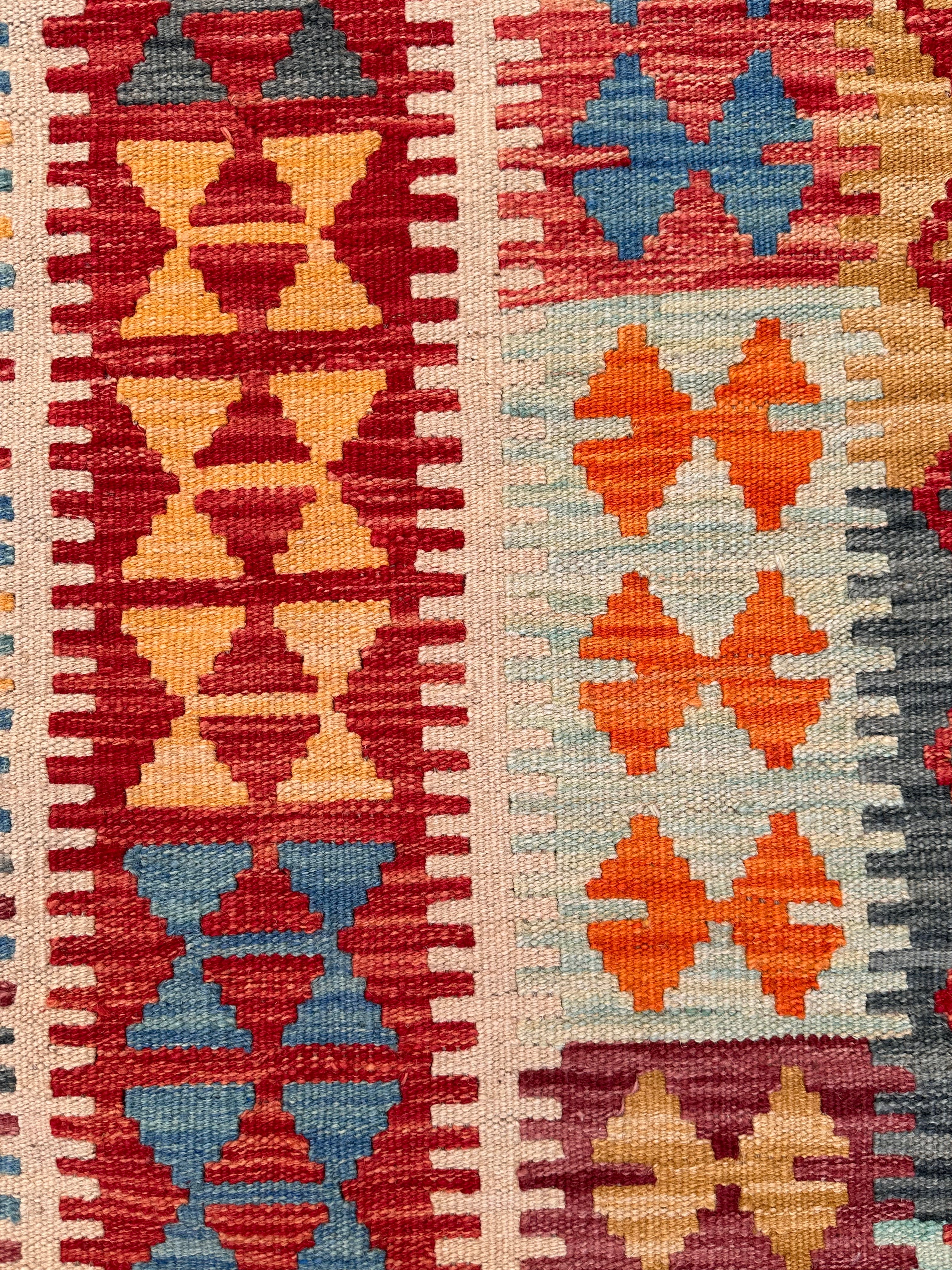 Chobi Afghan Handmade — 2.47 x 1.82