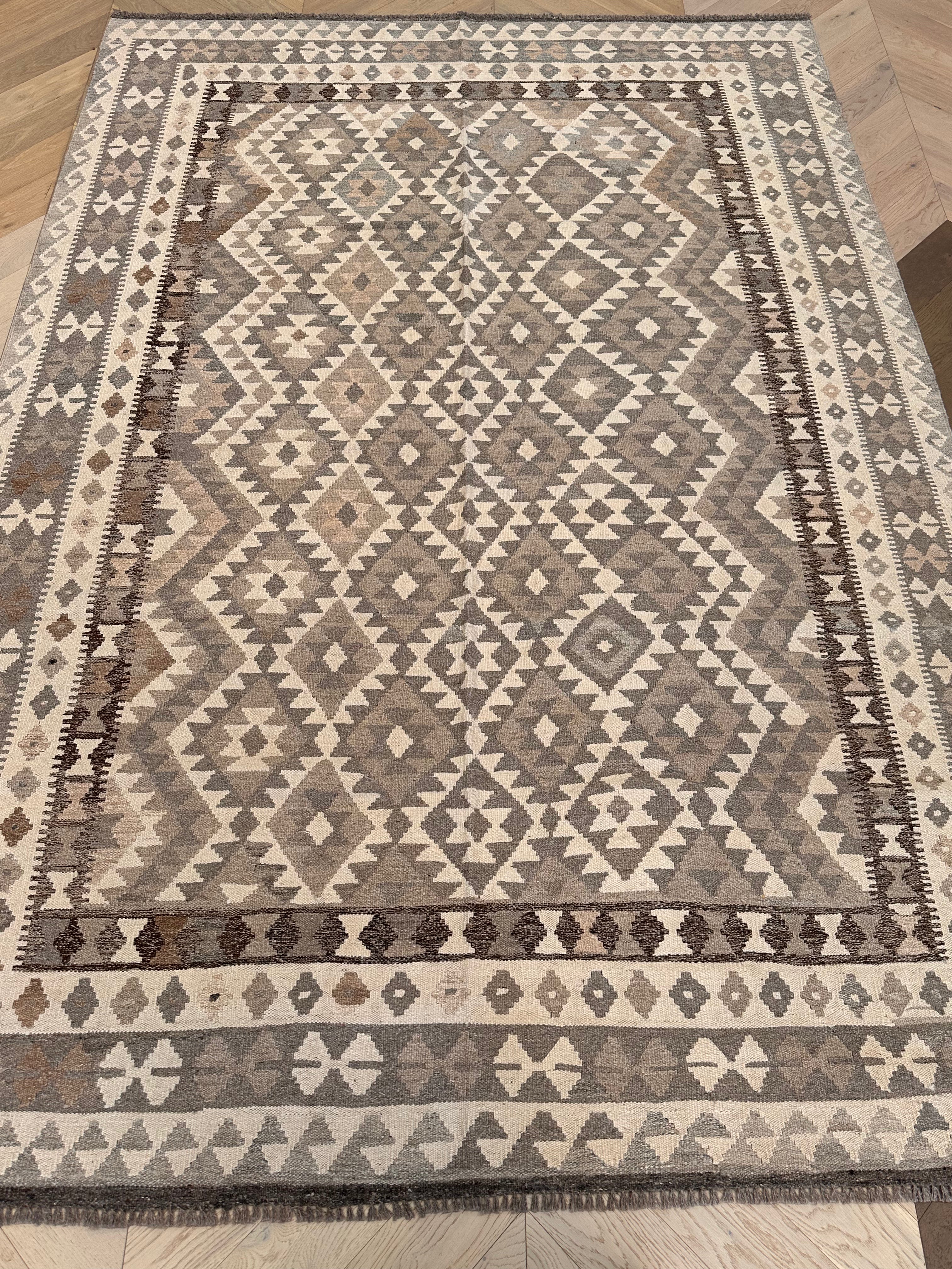Chobi Afghan Handmade — 2.98 x 2.06