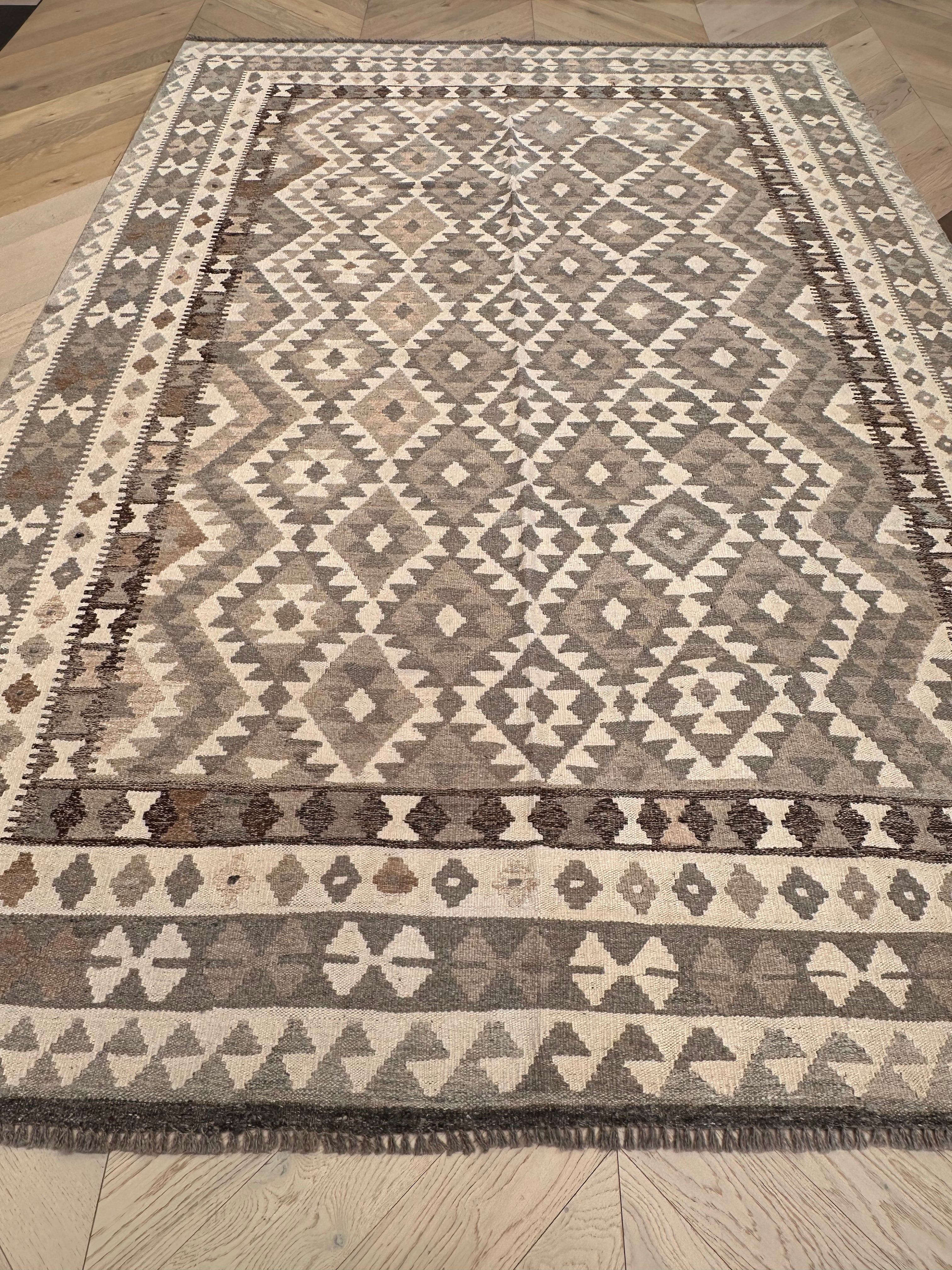 Chobi Afghan Handmade — 2.98 x 2.06