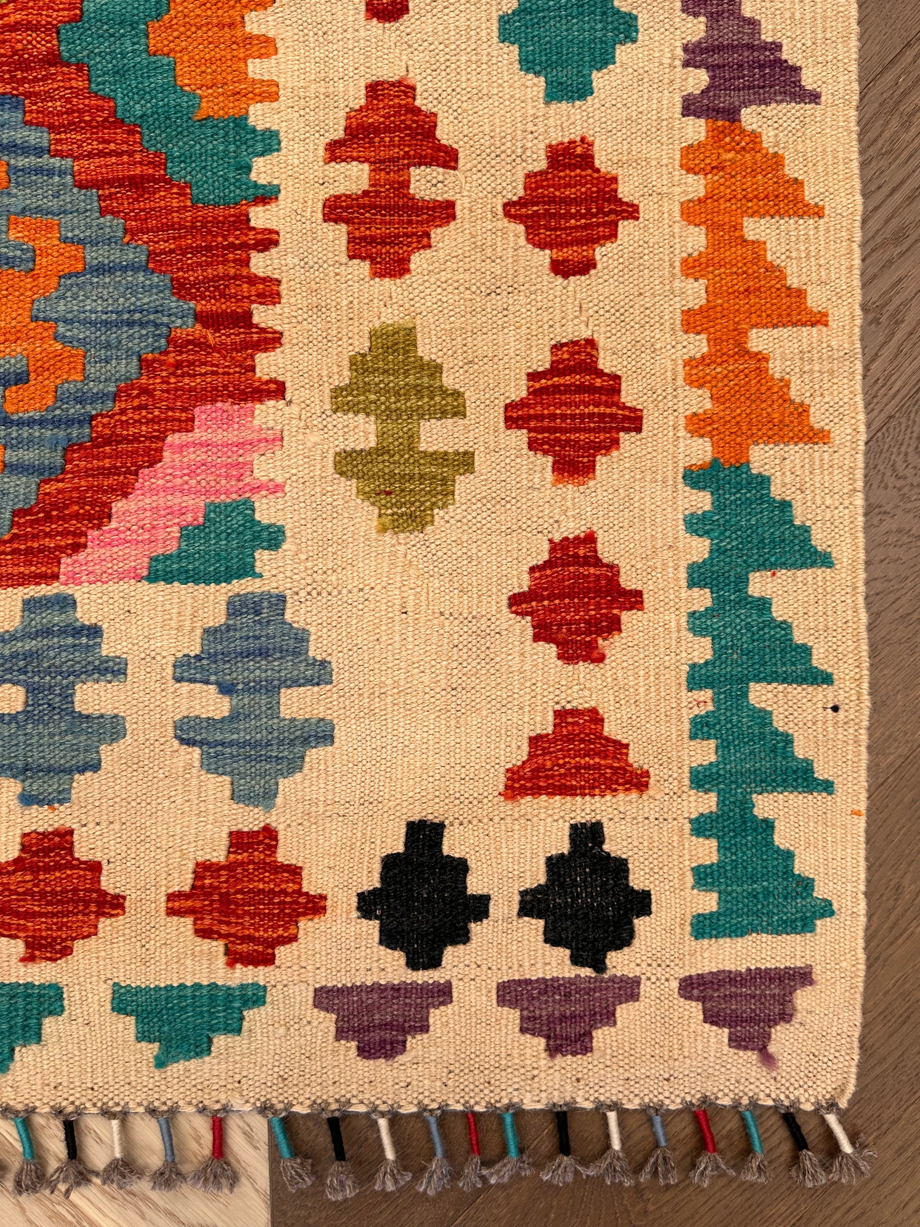 Chobi Afghan Handmade — 3.00 x 1.97