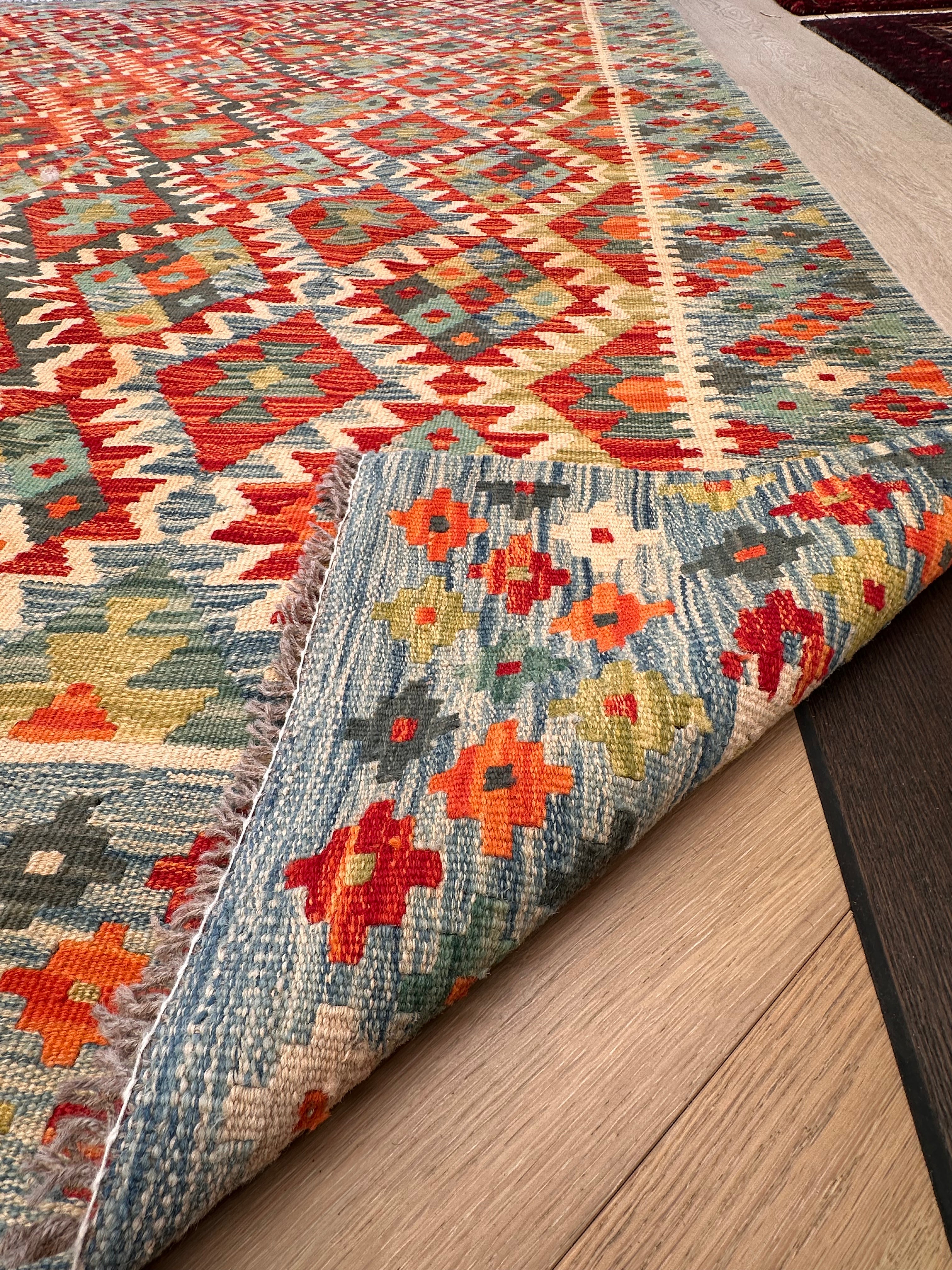 Chobi Afghan Handmade — 3.01 x 2.99