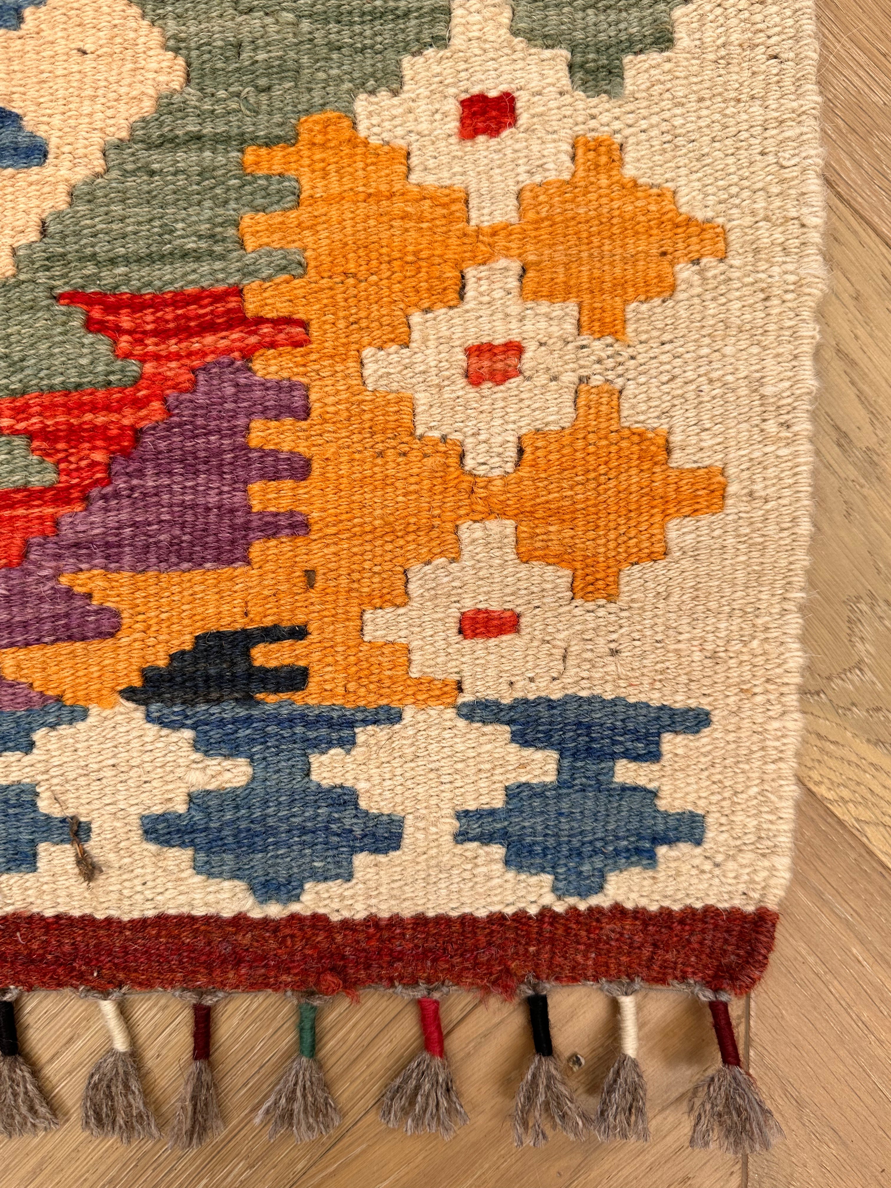 Chobi Afghan Handmade — 1.47 x 0.69
