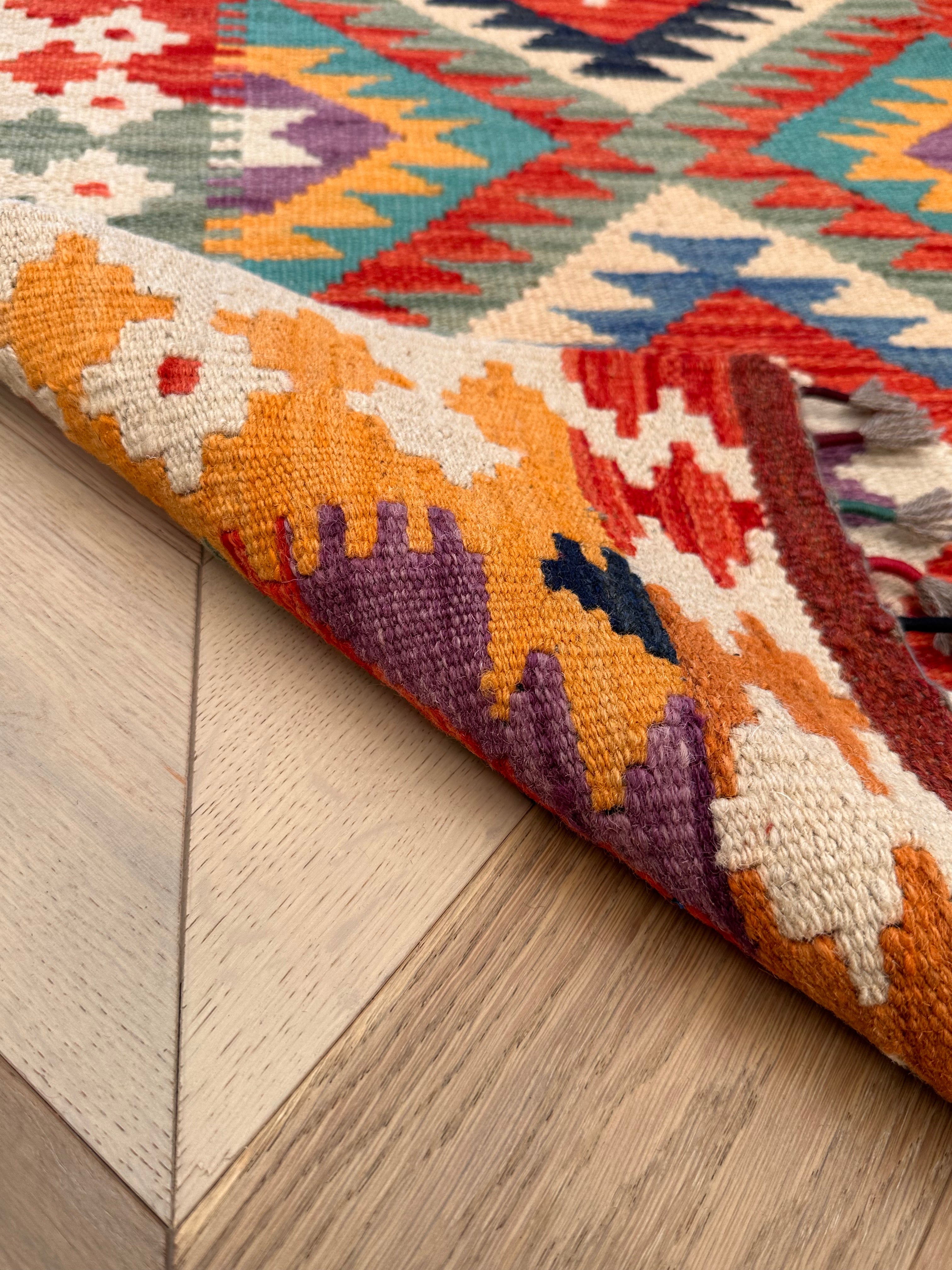 Chobi Afghan Handmade — 1.47 x 0.69