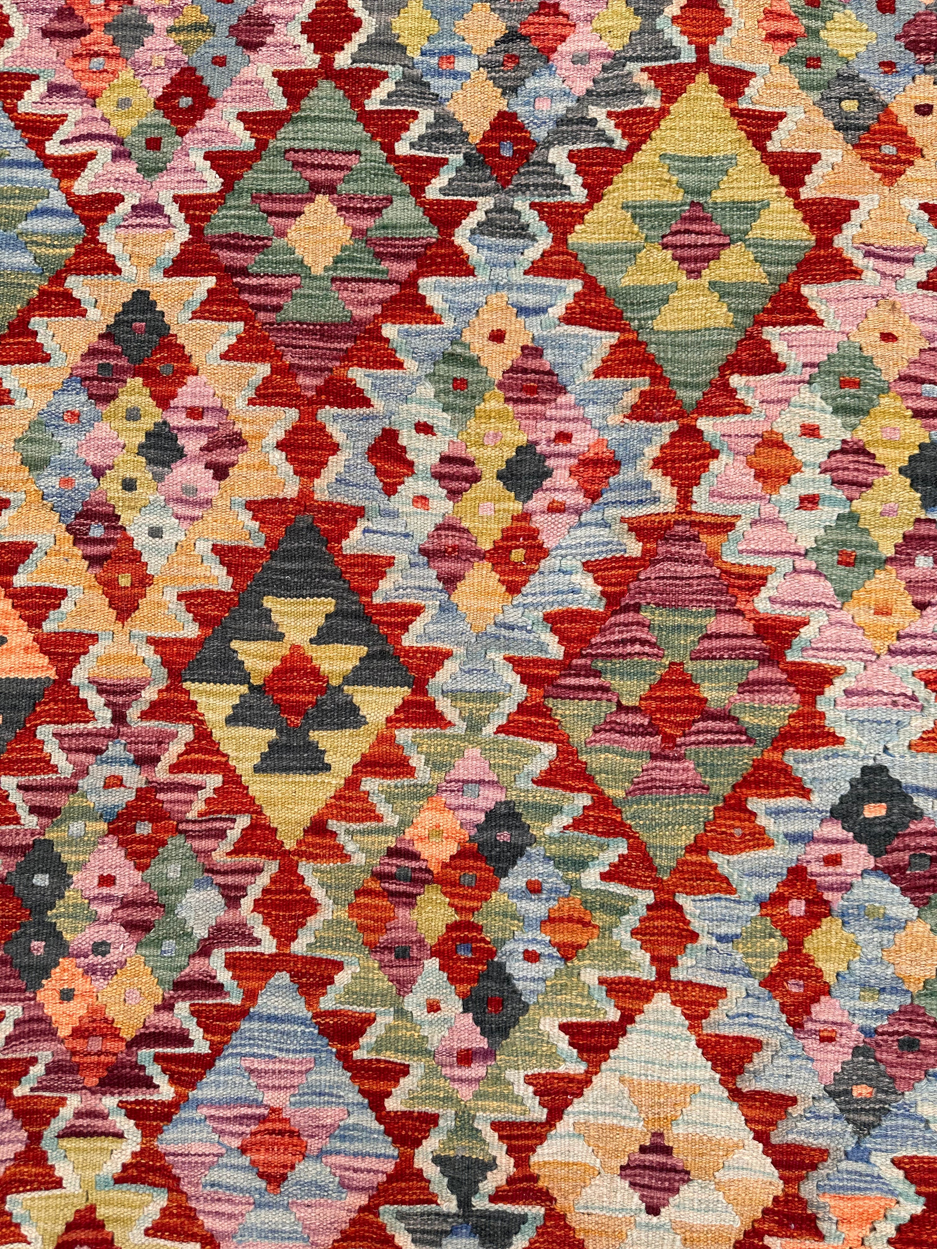 Chobi Afghan Handmade — 3.88 x 2.97