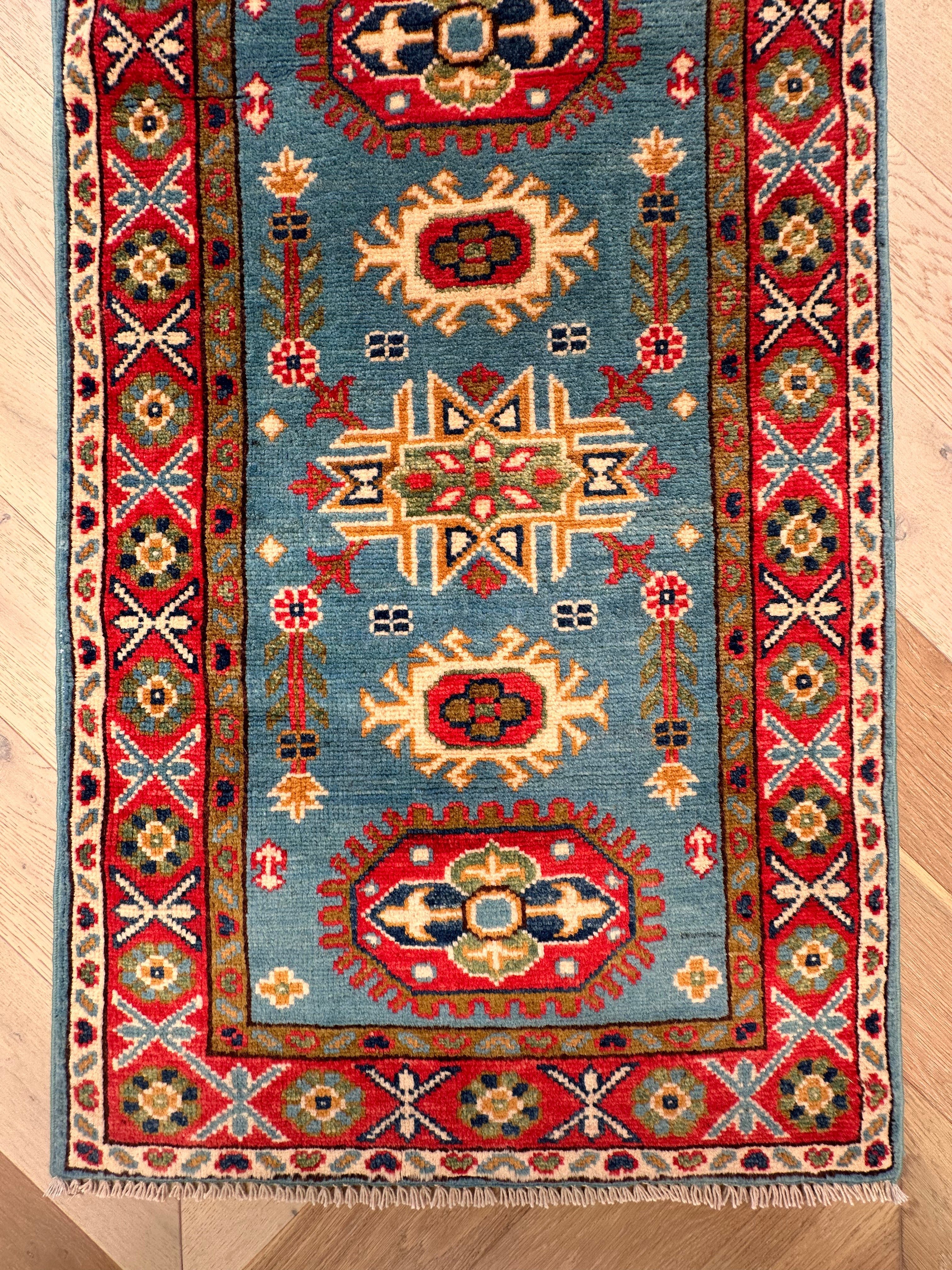 Kazak handmade runner 174x 61cm