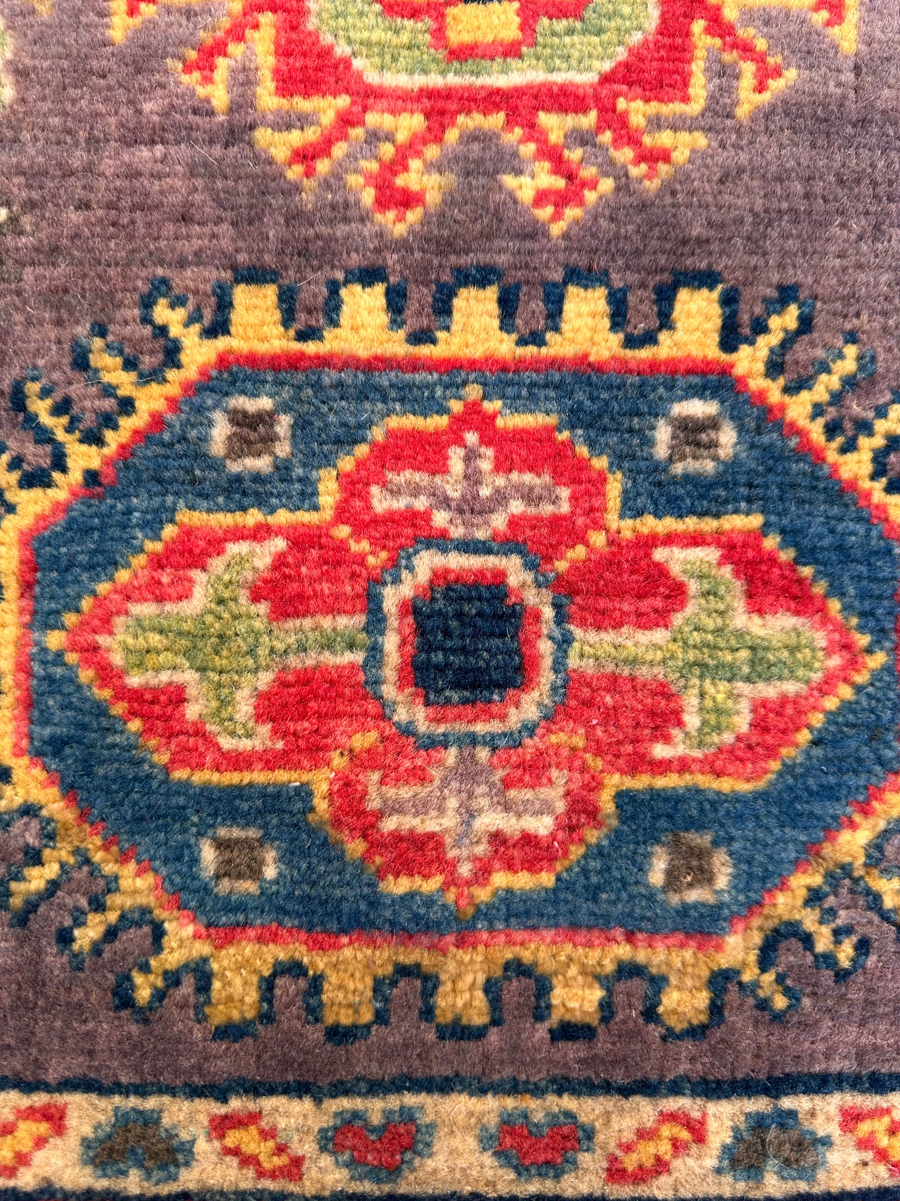 Kazak handmade runner 178x 63 cm
