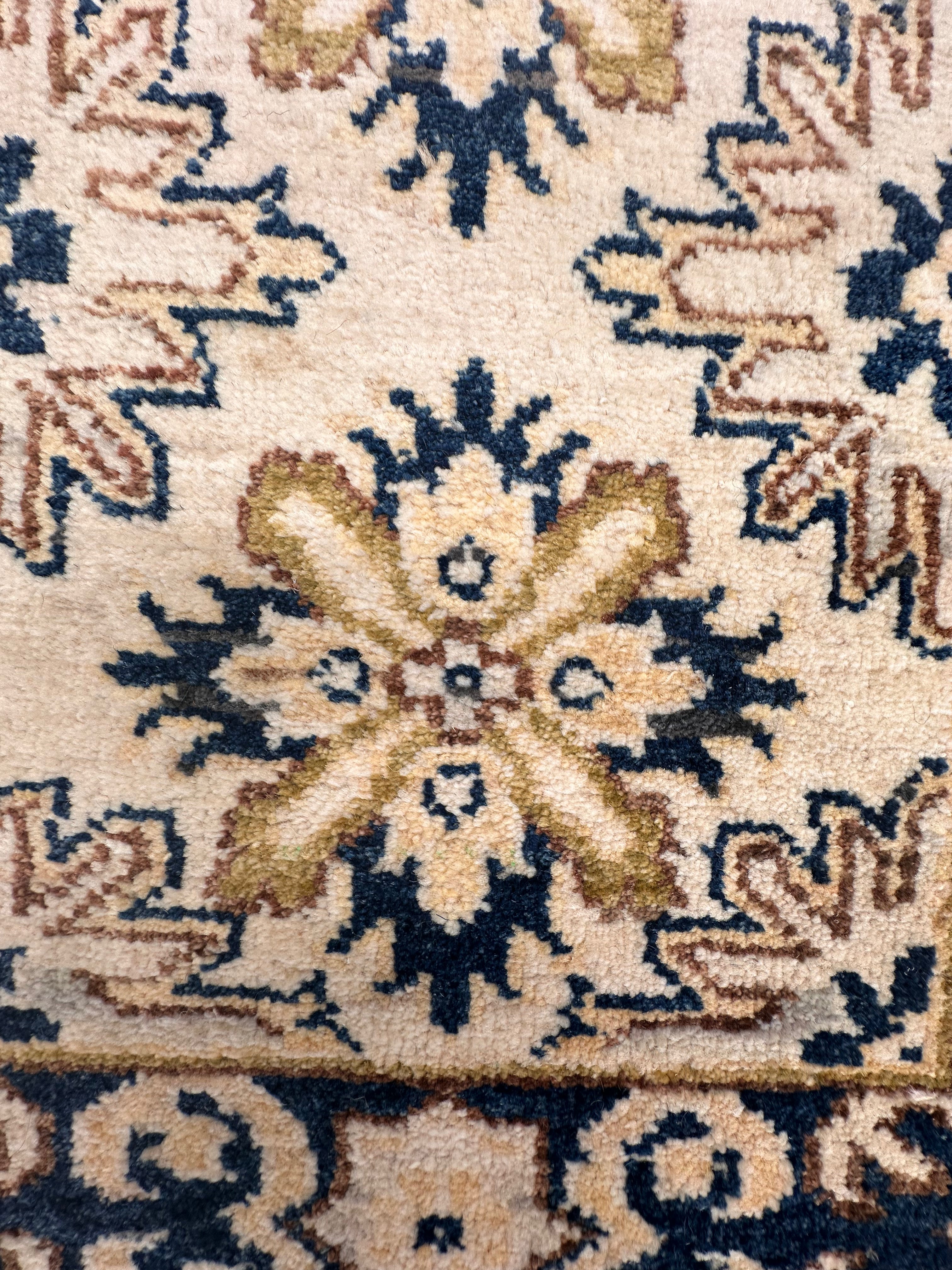 Grey Kazak handmade runner — 1.92 x 0.60