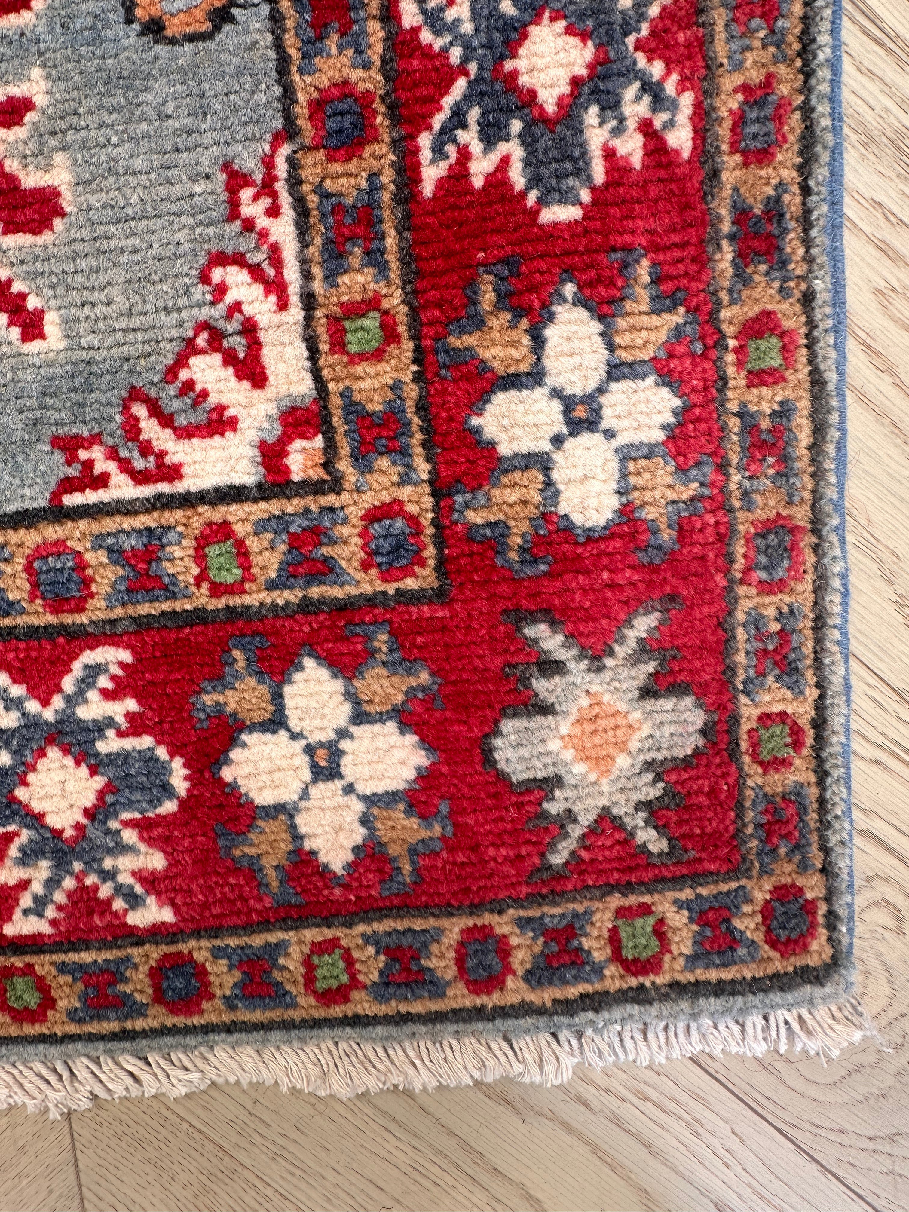 Kazak handmade runner — 3.03 x 0.80