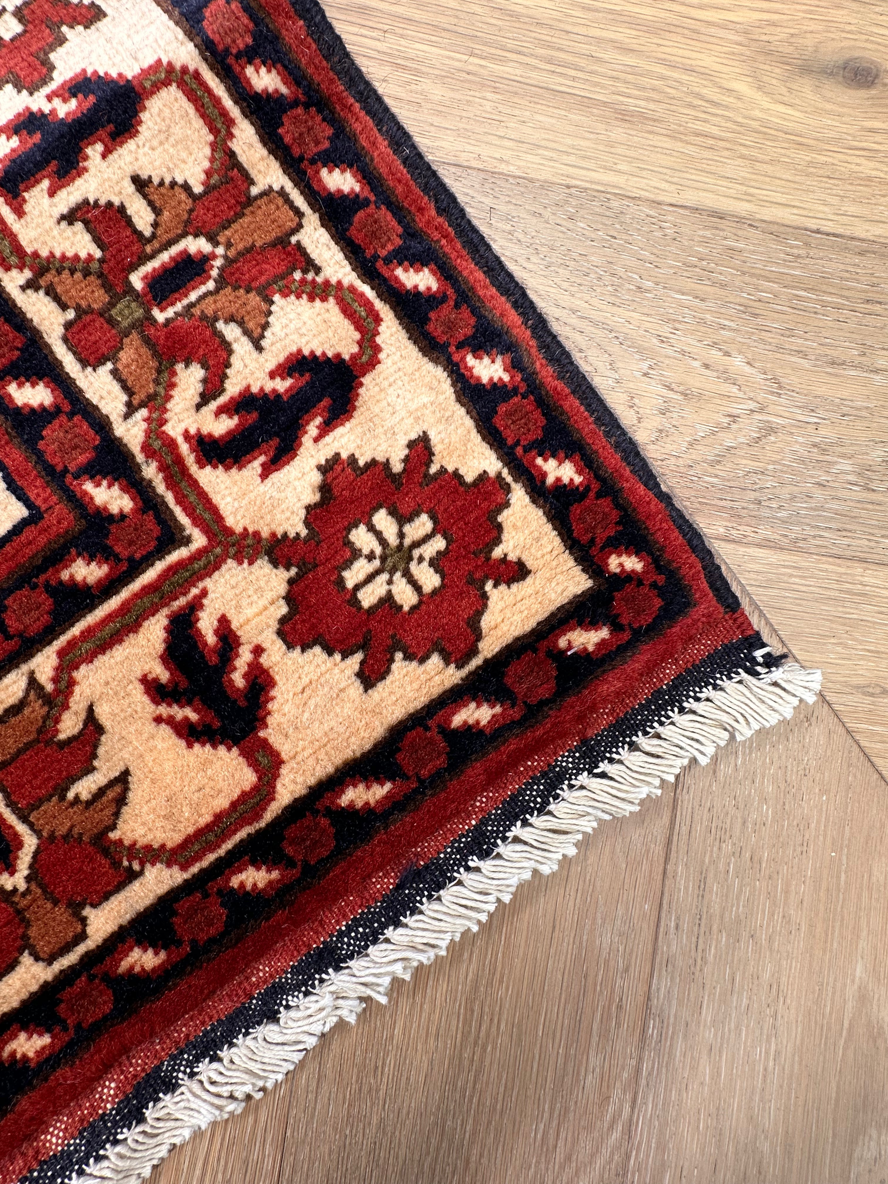 Chobi Afghan Handmade — 5.00 x 0.82