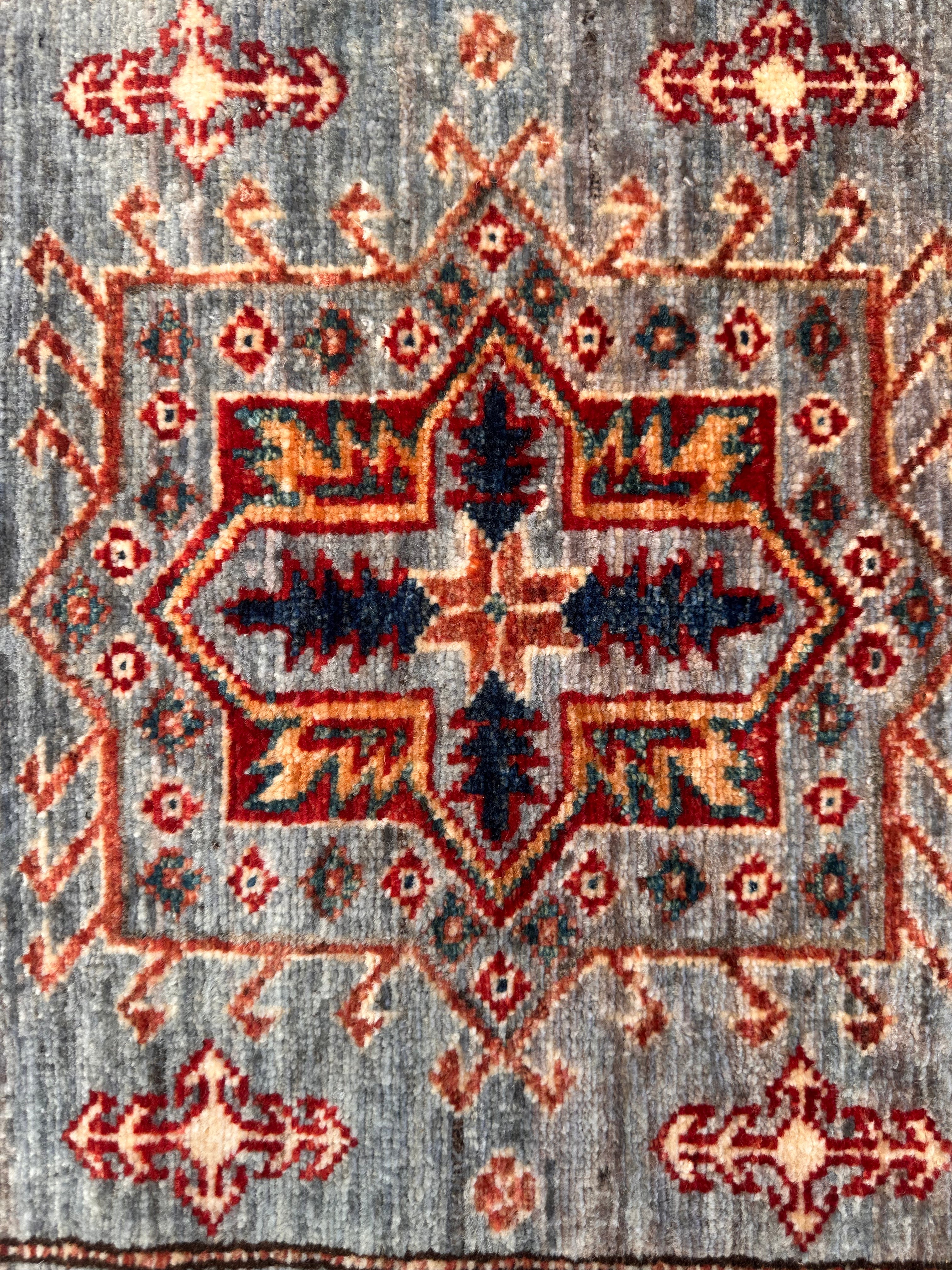 Chobi Afghan Handmade — 2.75 x 0.79
