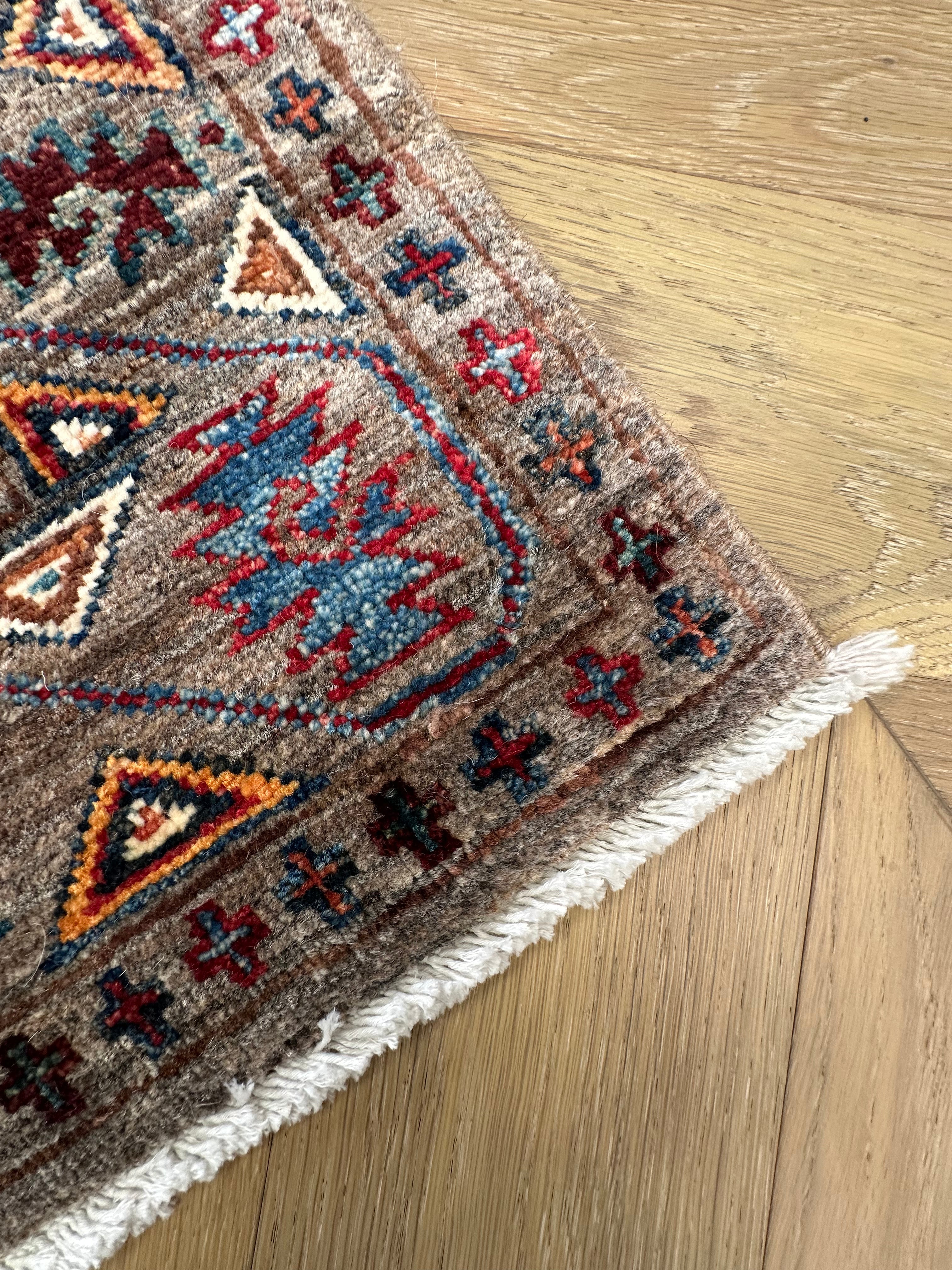 Chobi Afghan Handmade — 3.00 x 0.85