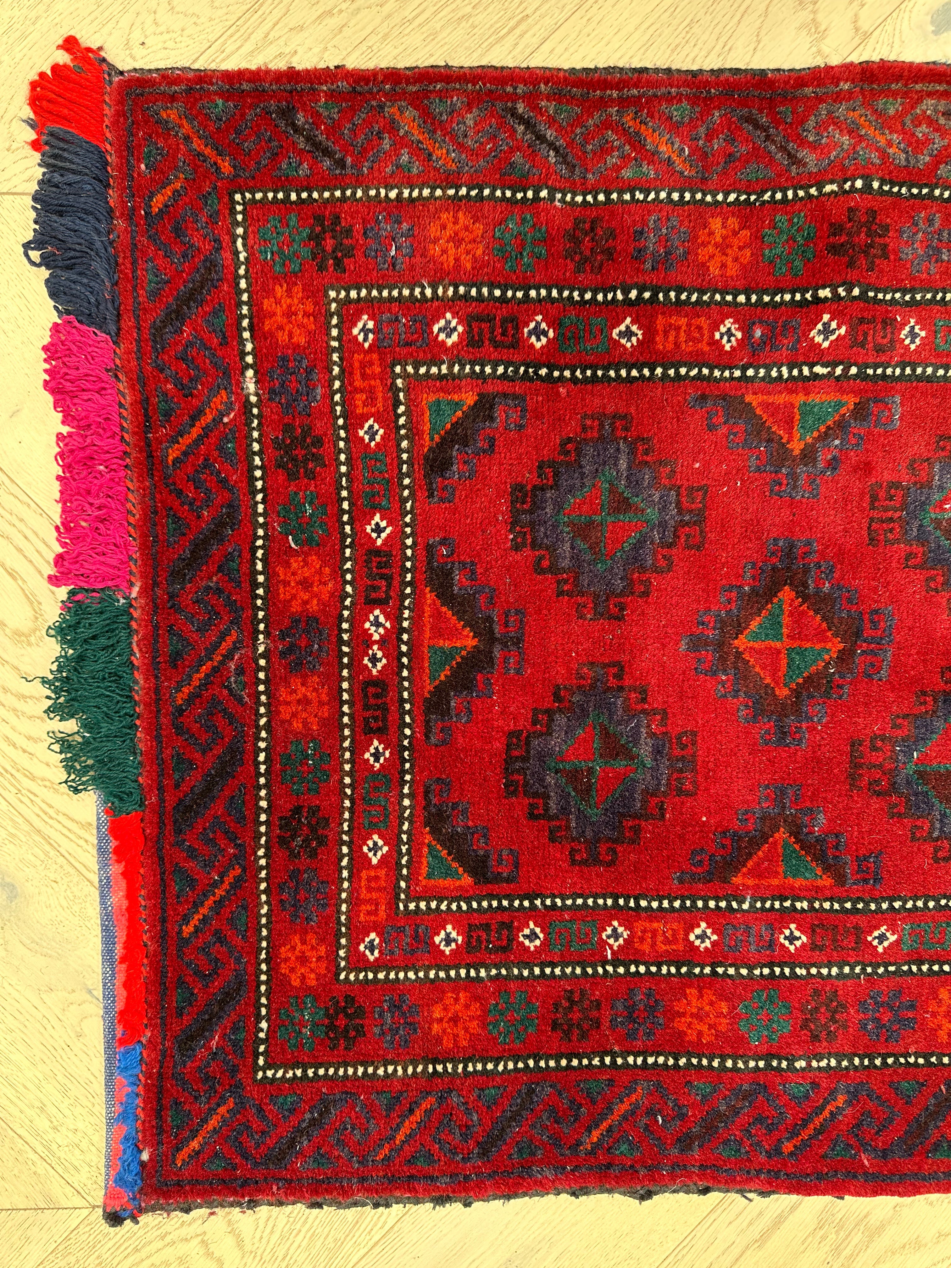 Afghan Handmade — 1.12 x 0.62