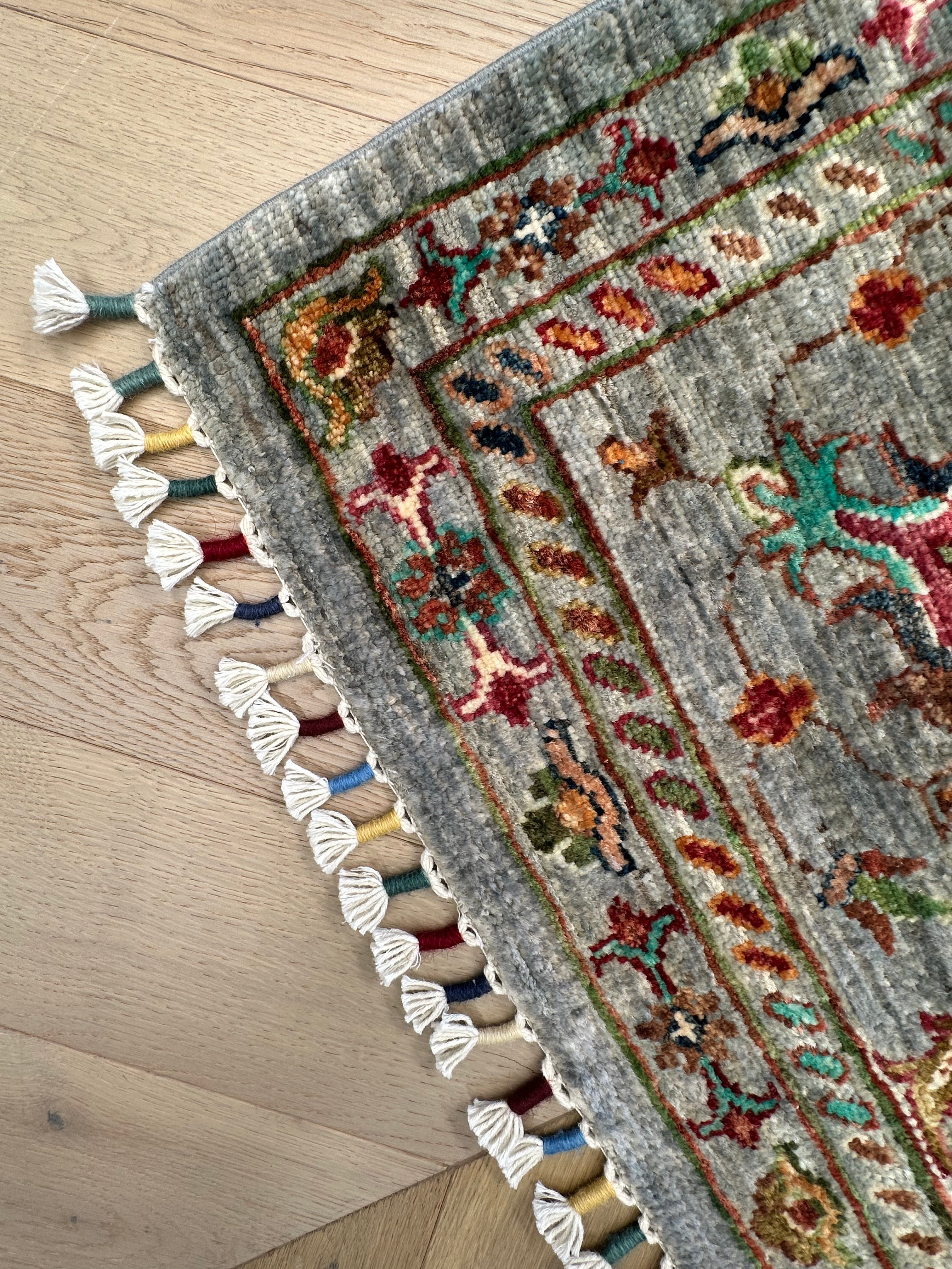 Chobi Afghan Handmade — 3.02 x 2.02