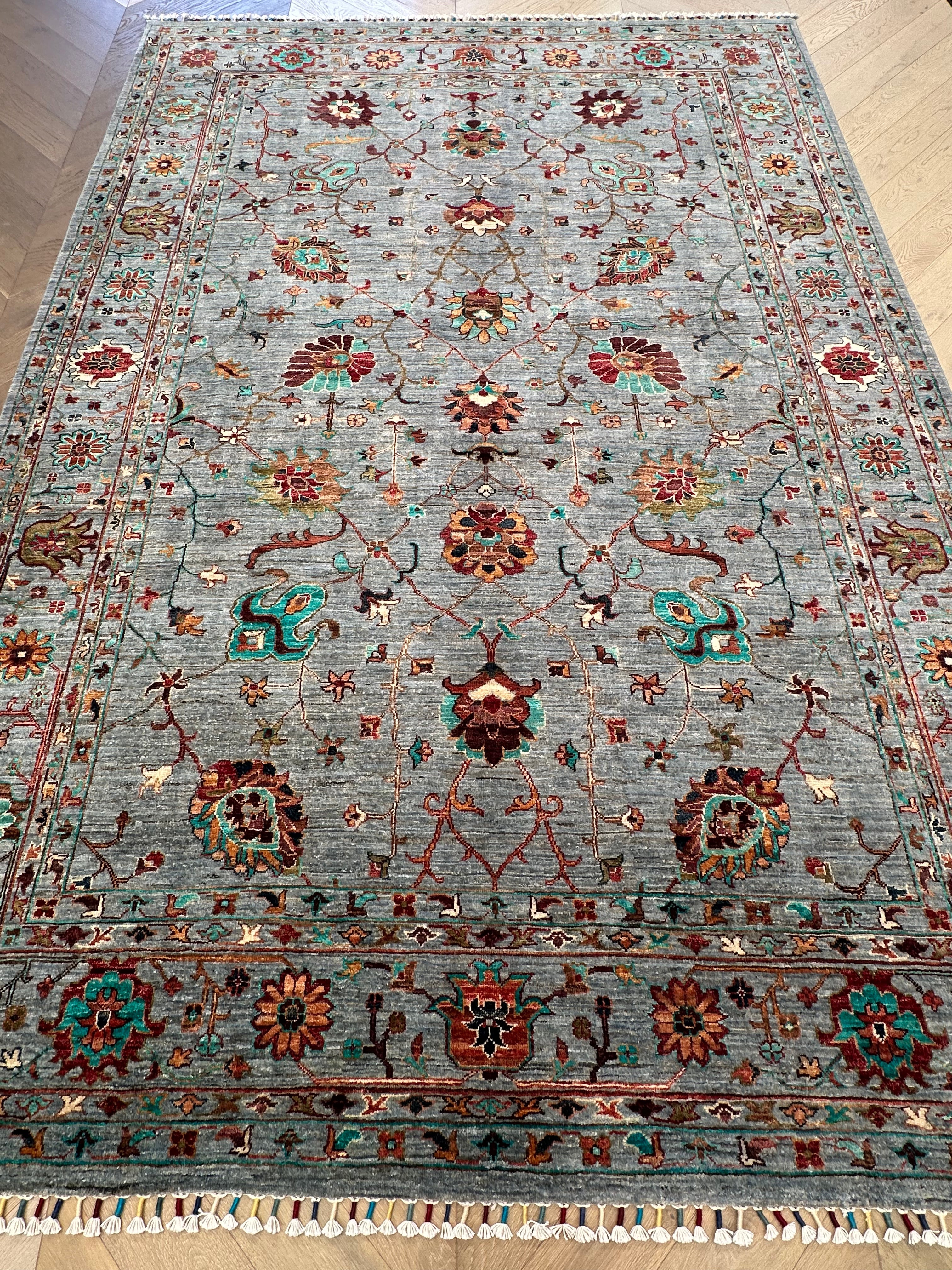 Chobi Afghan Handmade — 3.06 x 2.12