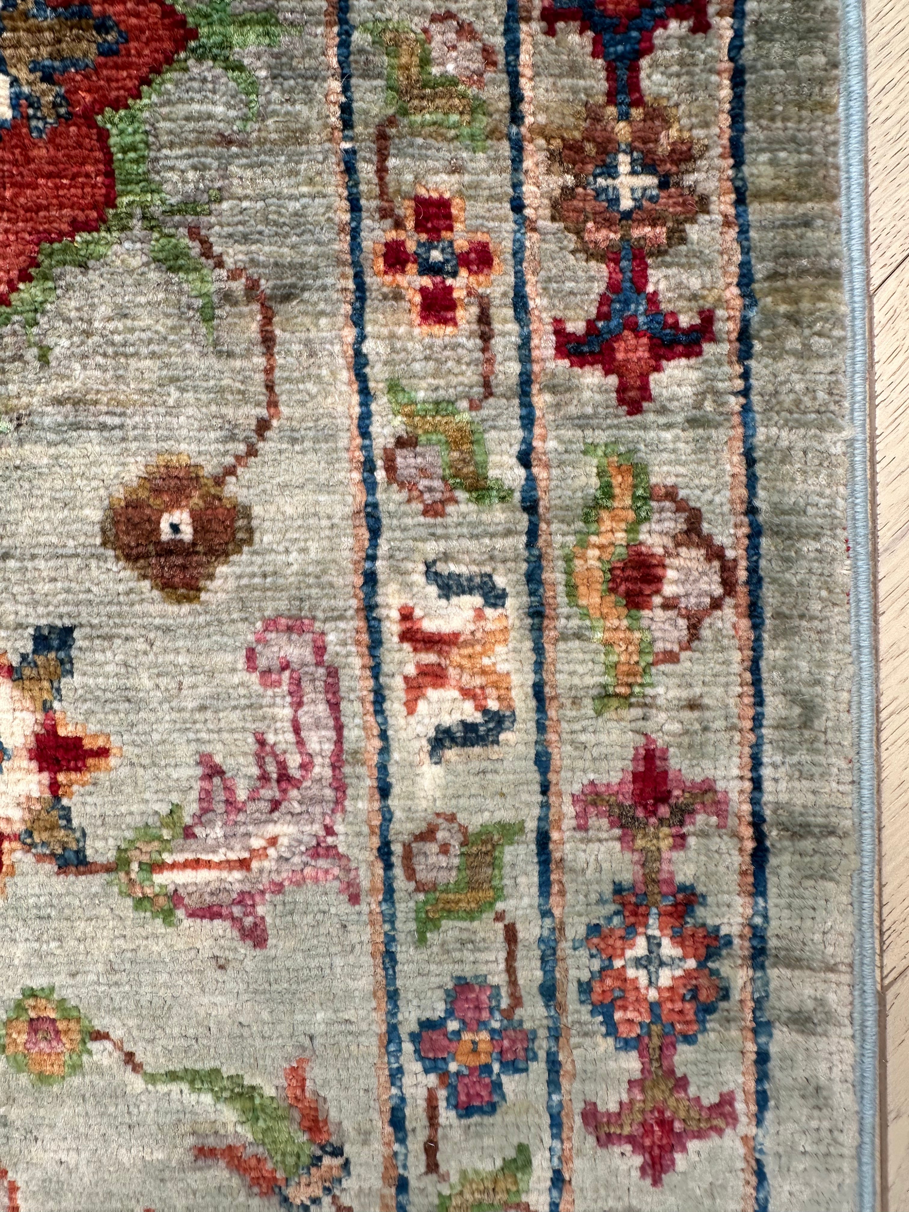 Afghan handmade rug,Chobi. Size:334x202 cm