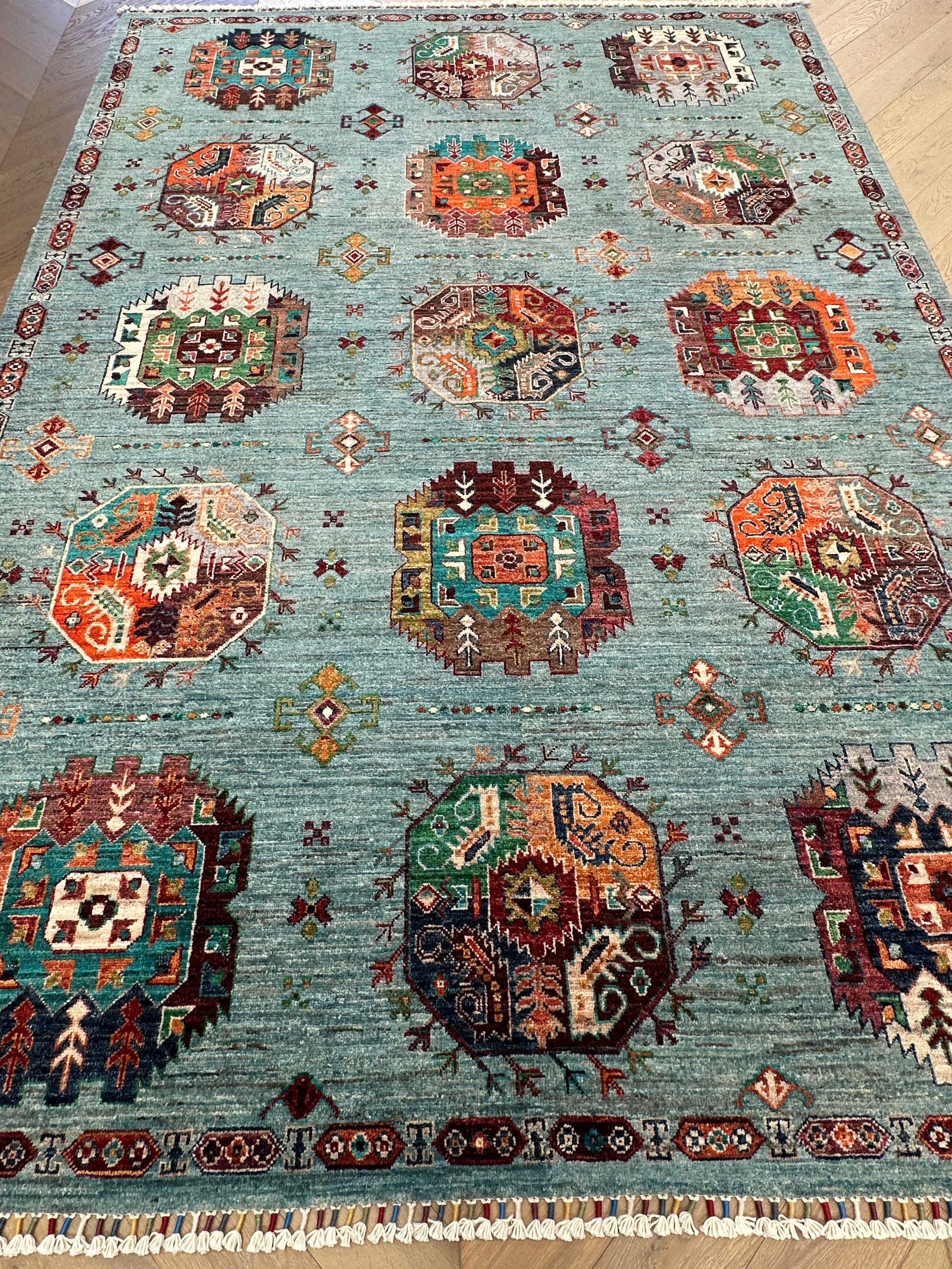 Chobi Afghan Handmade — 2.90 x 2.04