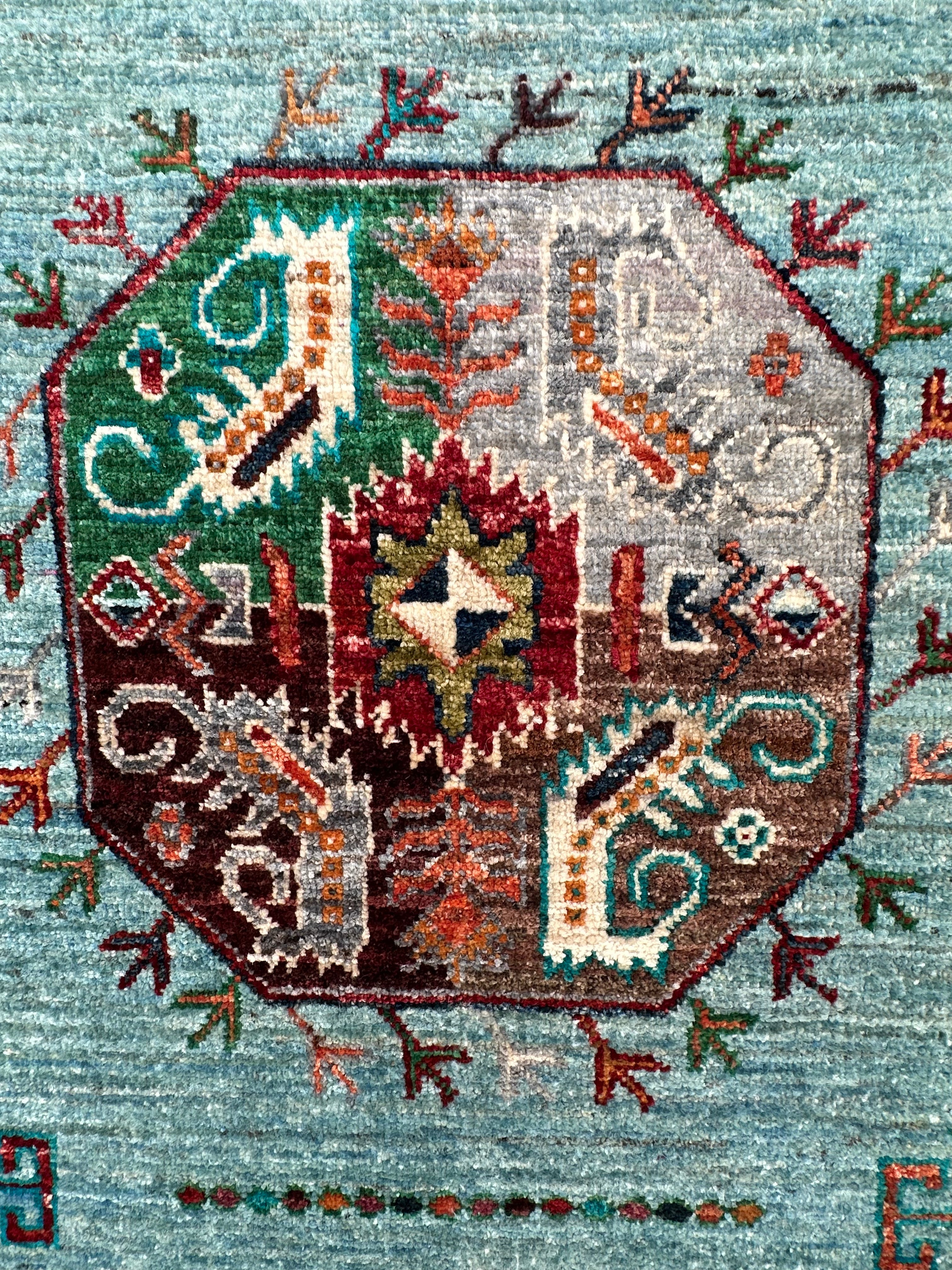 Chobi Afghan Handmade — 2.90 x 2.04