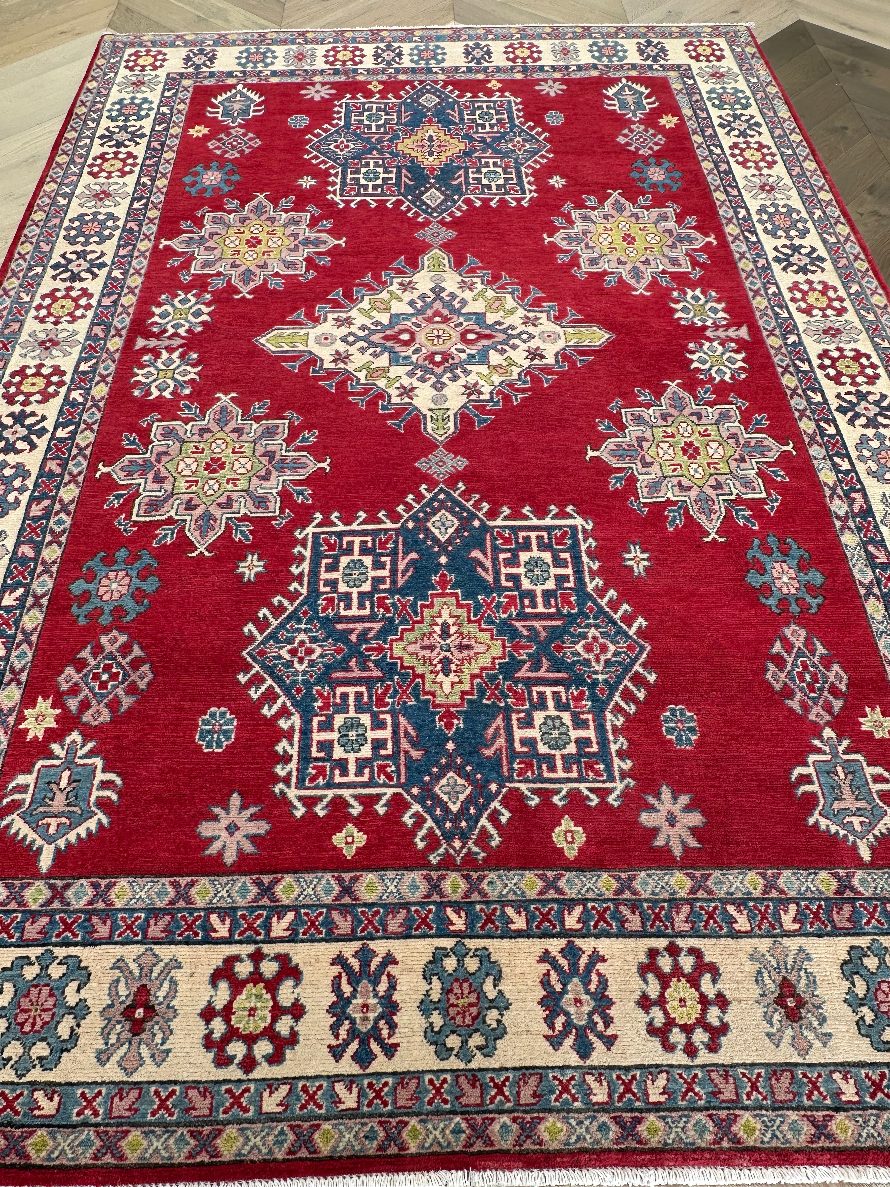 Afghan handmade rug,Chobi. Size:293x203cm