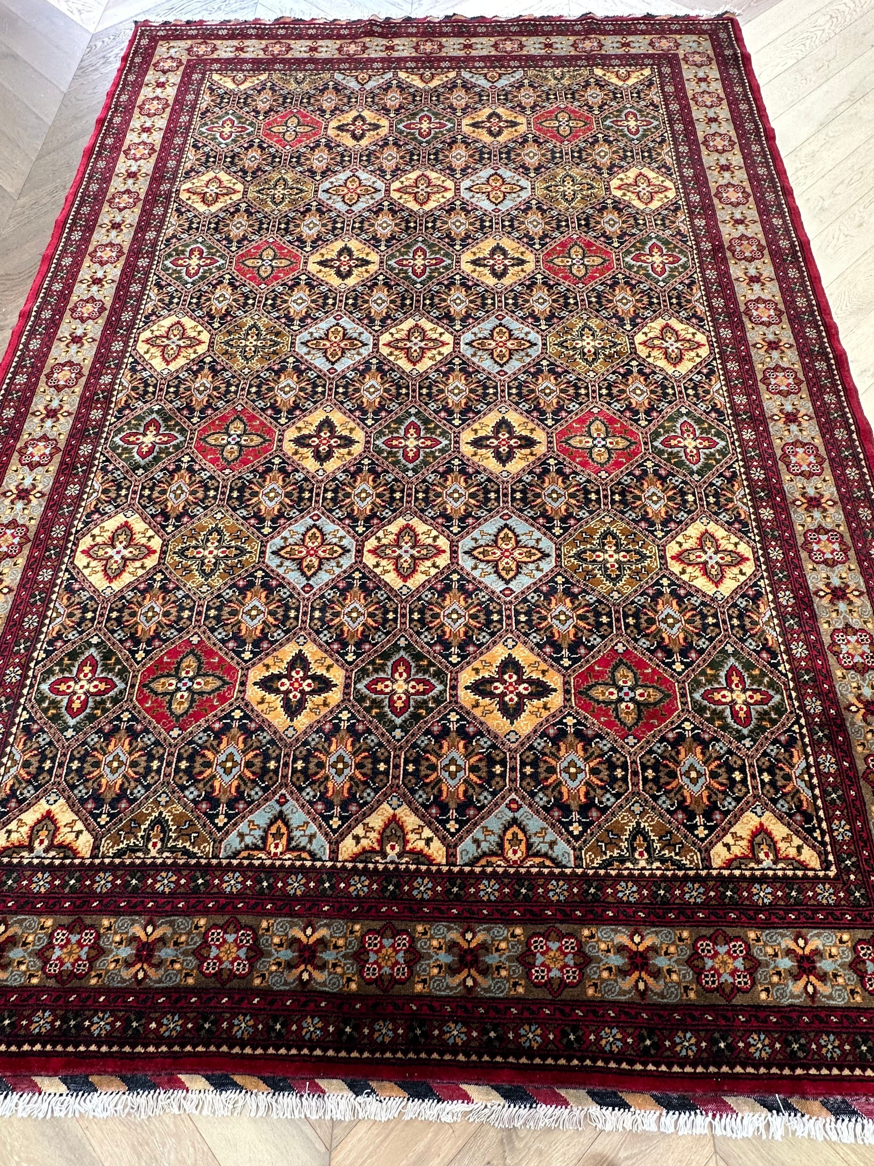 Afghan handmade rug,Chobi. Size:295x205 cm