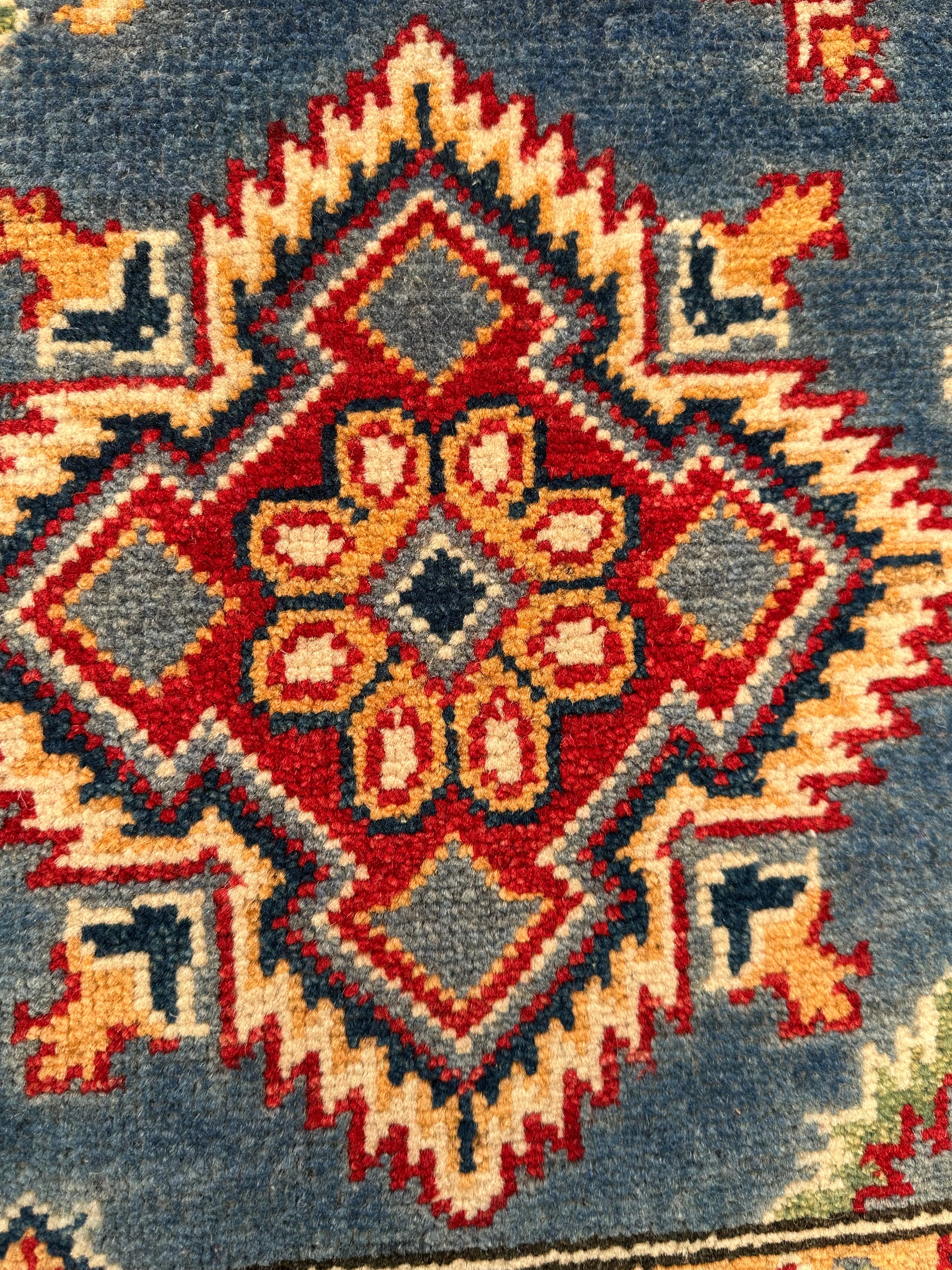 Red Afghan Handmade — 2.05 x 1.49
