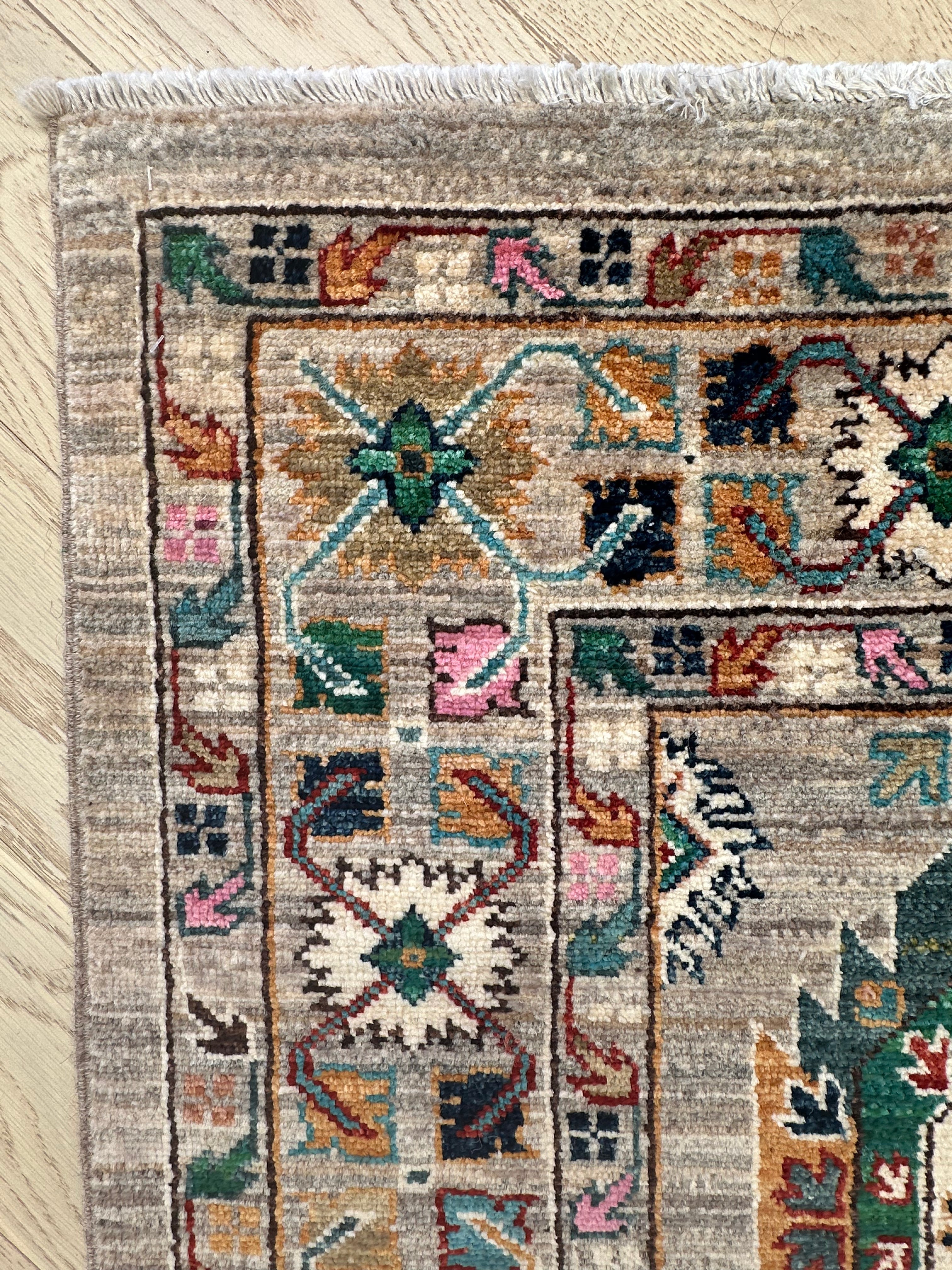 Afghan handmade rug,Chobi. Size:233x167 cm