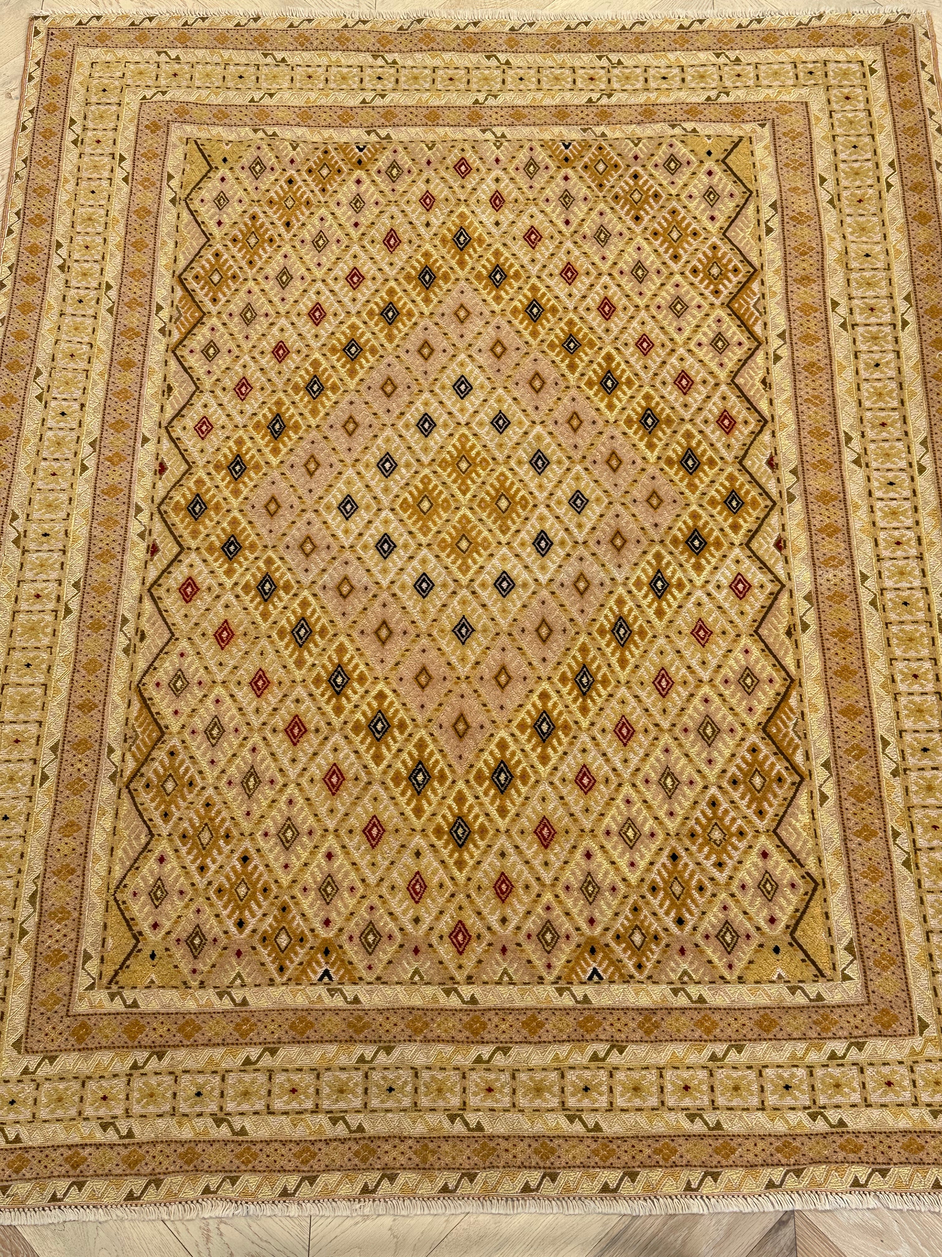 HANDMADE AFGHAN MUSHWANI KILIM | CM|