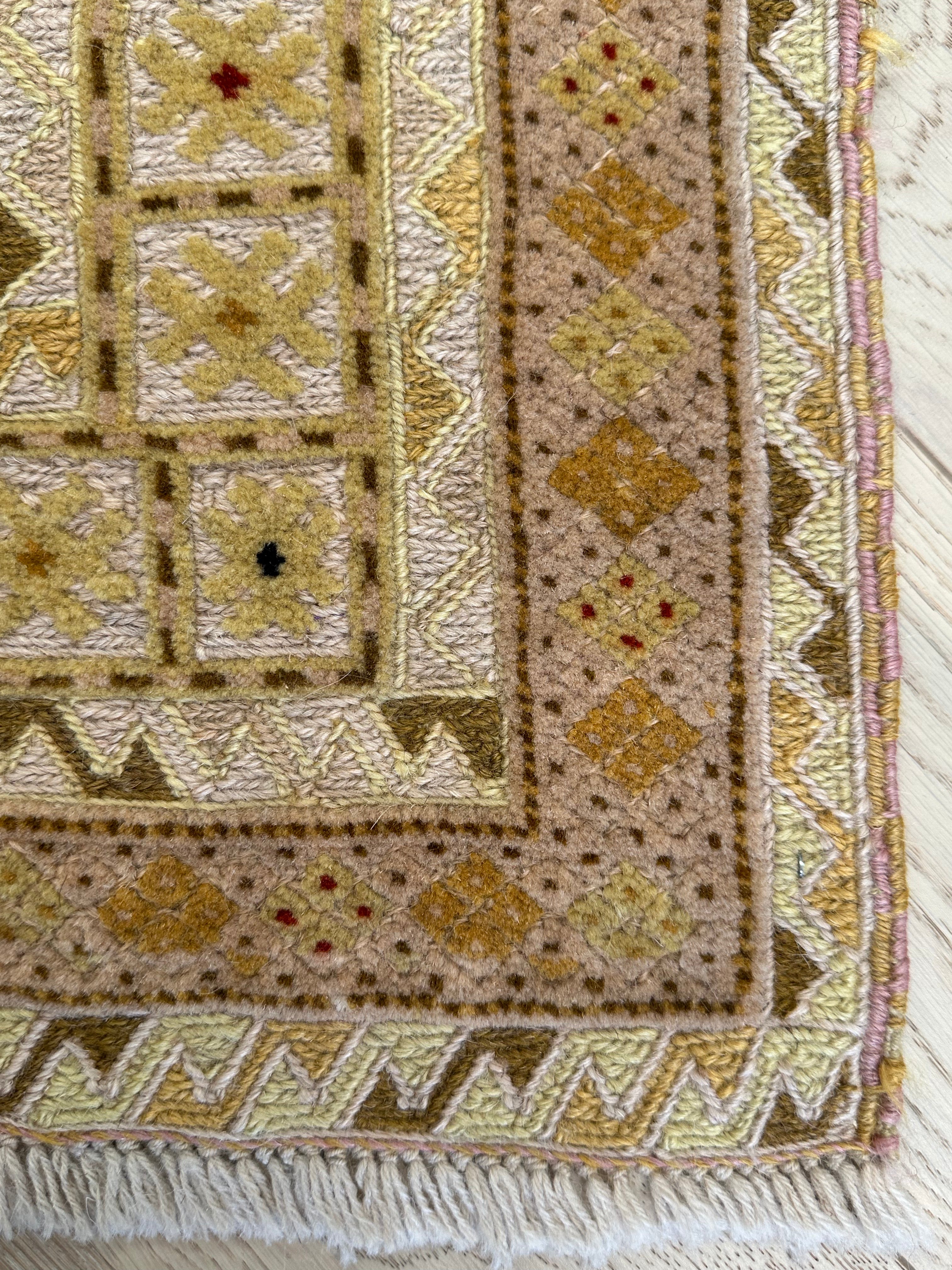 HANDMADE AFGHAN MUSHWANI KILIM | CM|