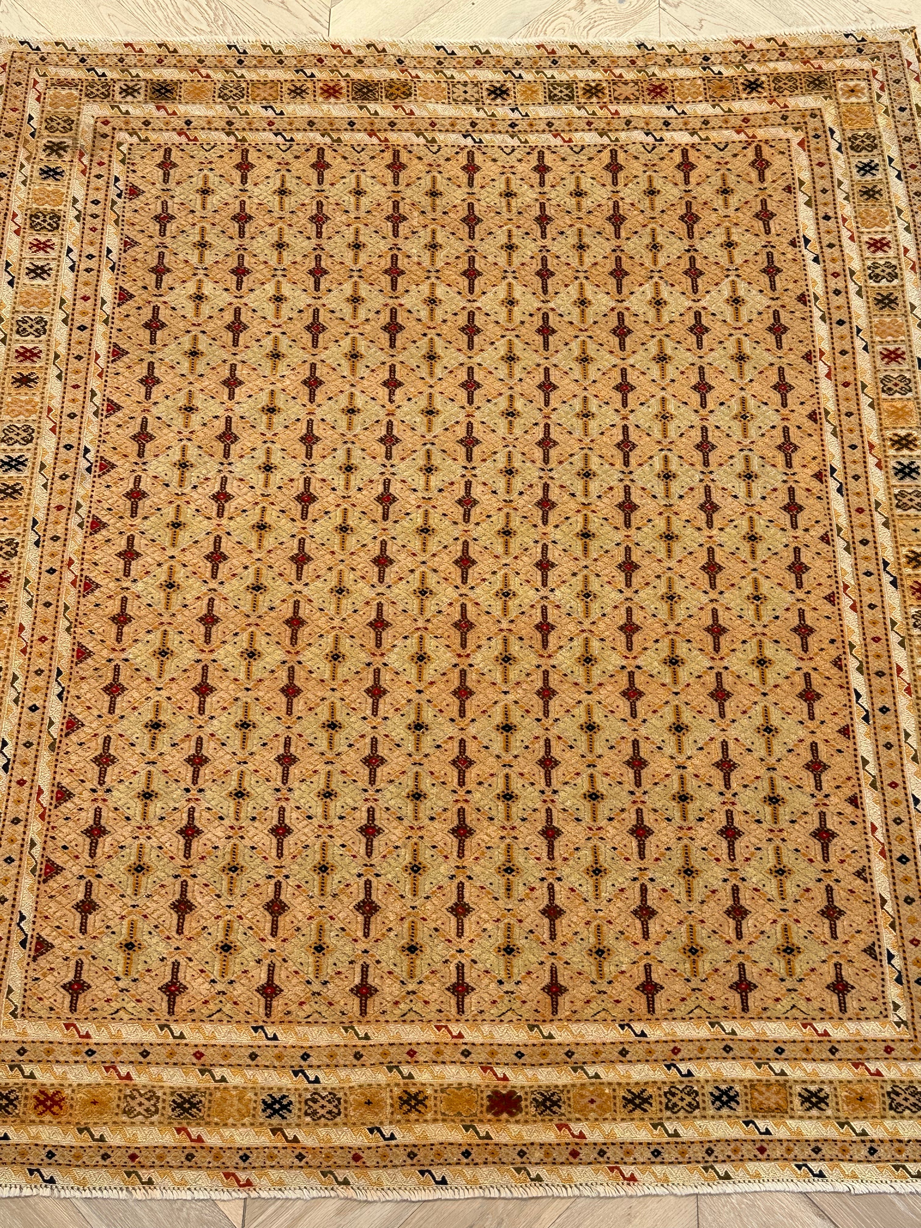 HANDMADE AFGHAN MUSHWANI KILIM | CM|