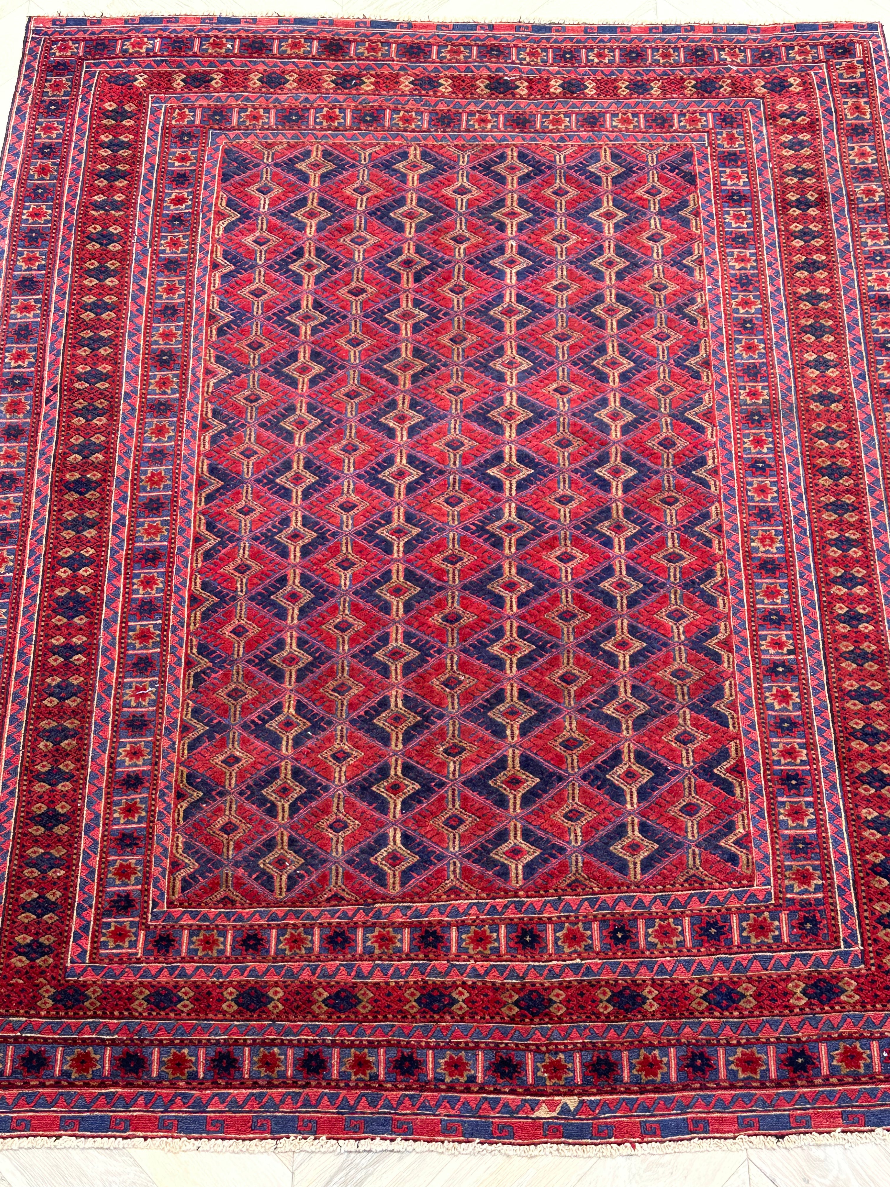 HANDMADE AFGHAN MUSHWANI KILIM | CM|