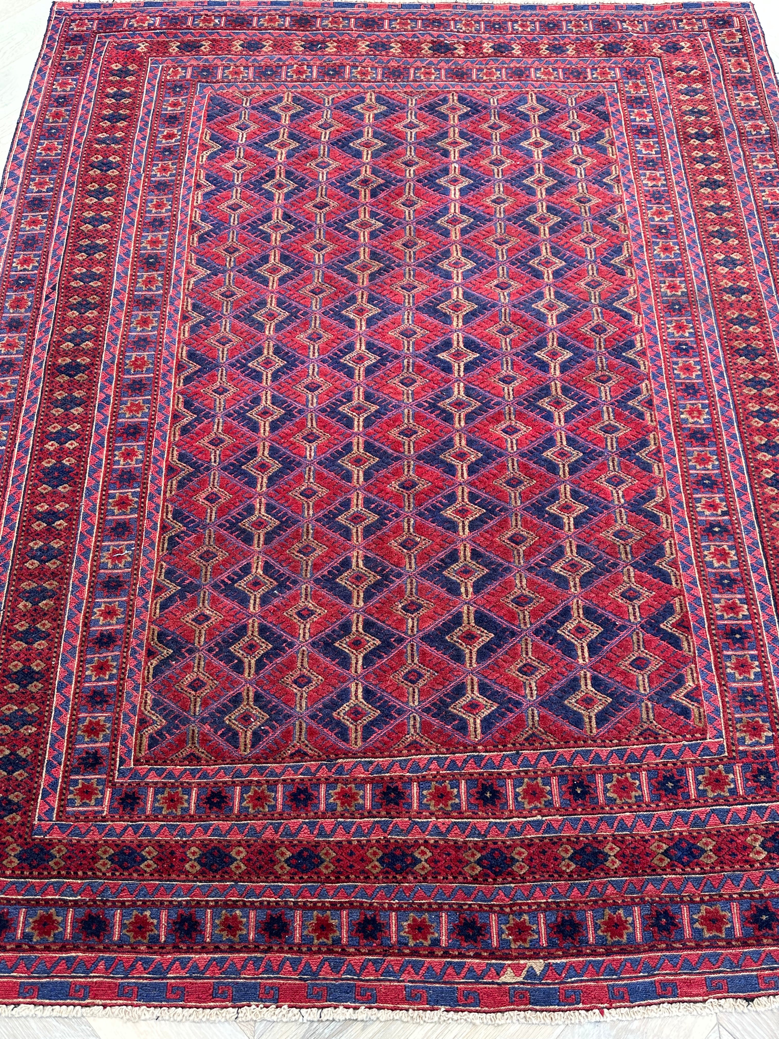 HANDMADE AFGHAN MUSHWANI KILIM | CM|