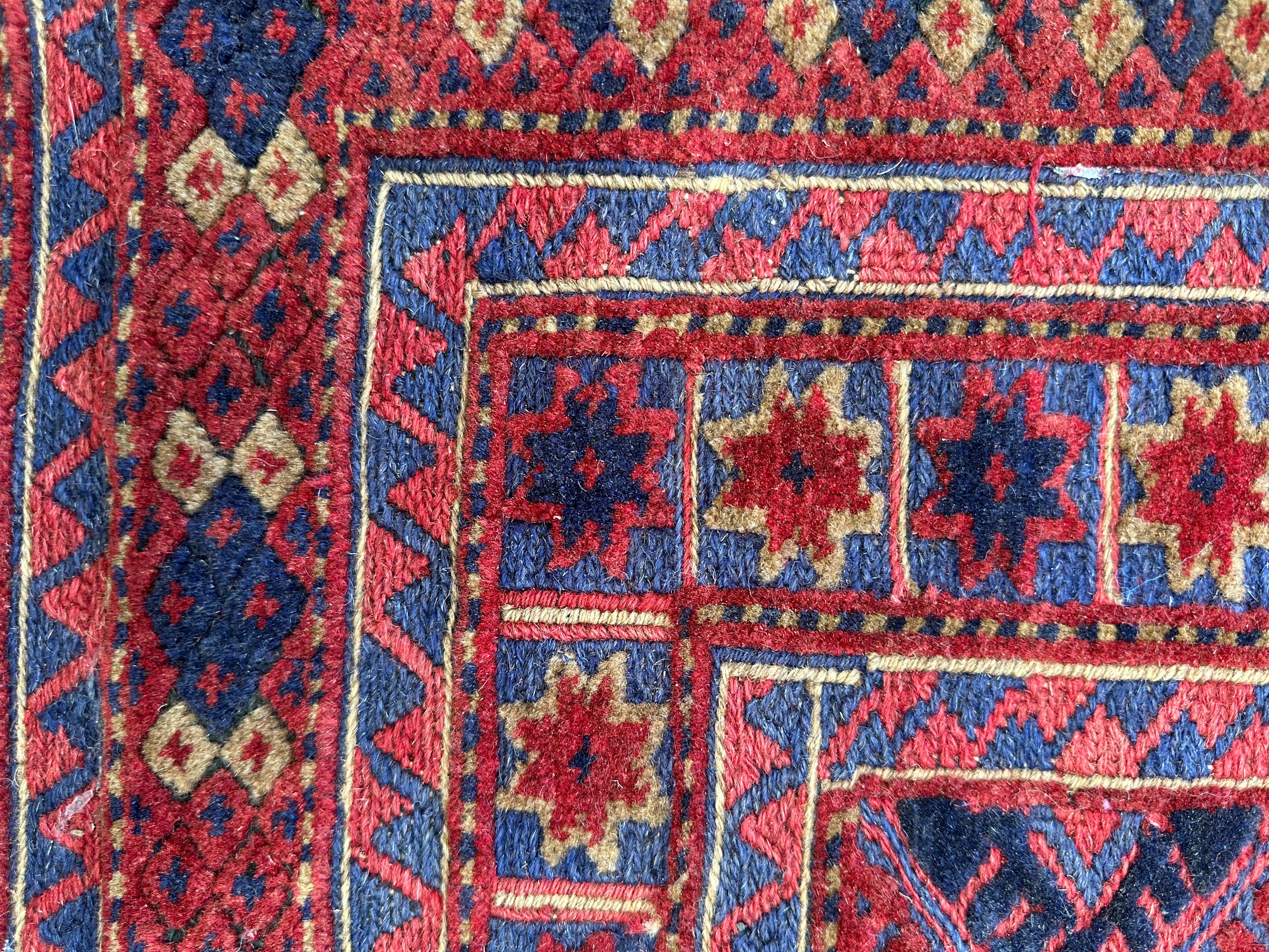 HANDMADE AFGHAN MUSHWANI KILIM | CM|