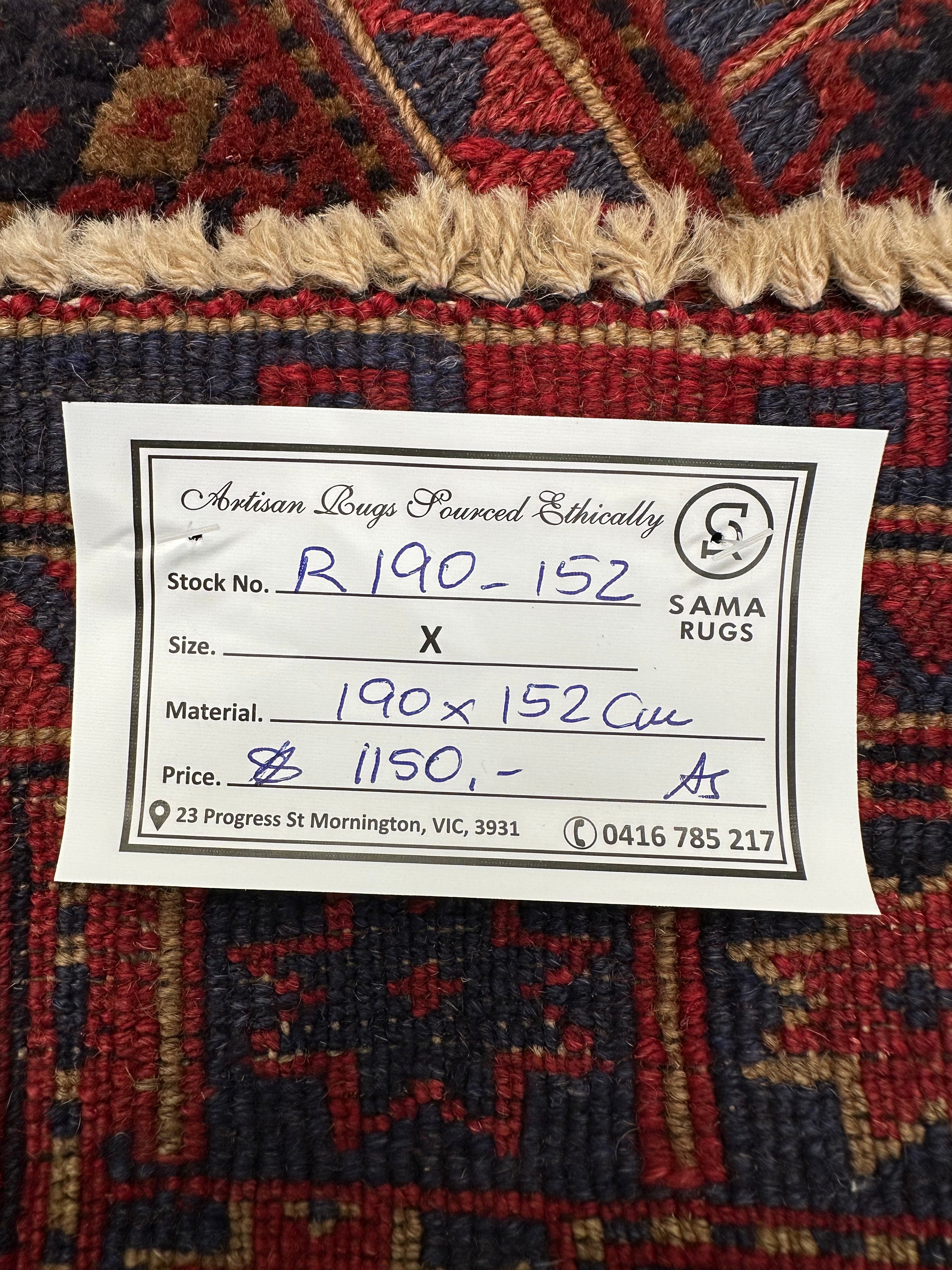 HANDMADE AFGHAN MUSHWANI KILIM | CM|