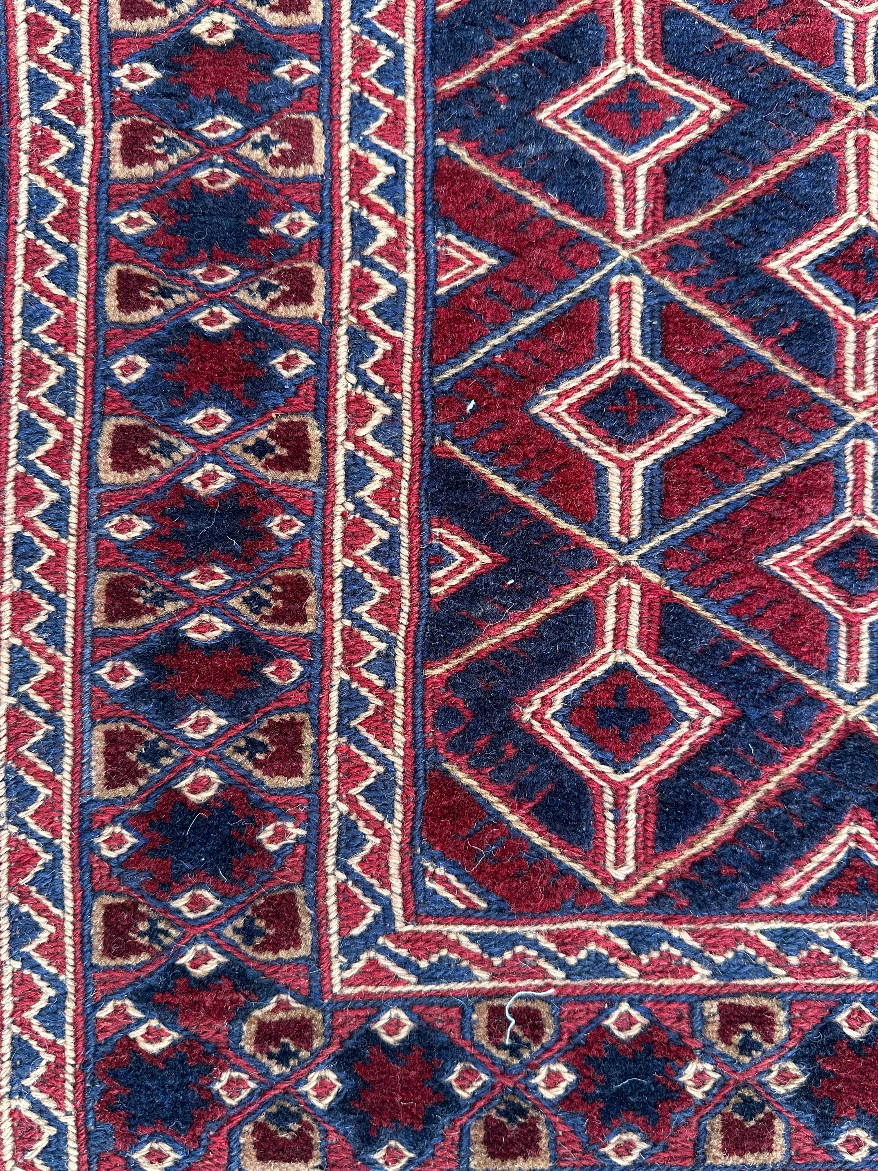 HANDMADE AFGHAN MUSHWANI KILIM | CM|