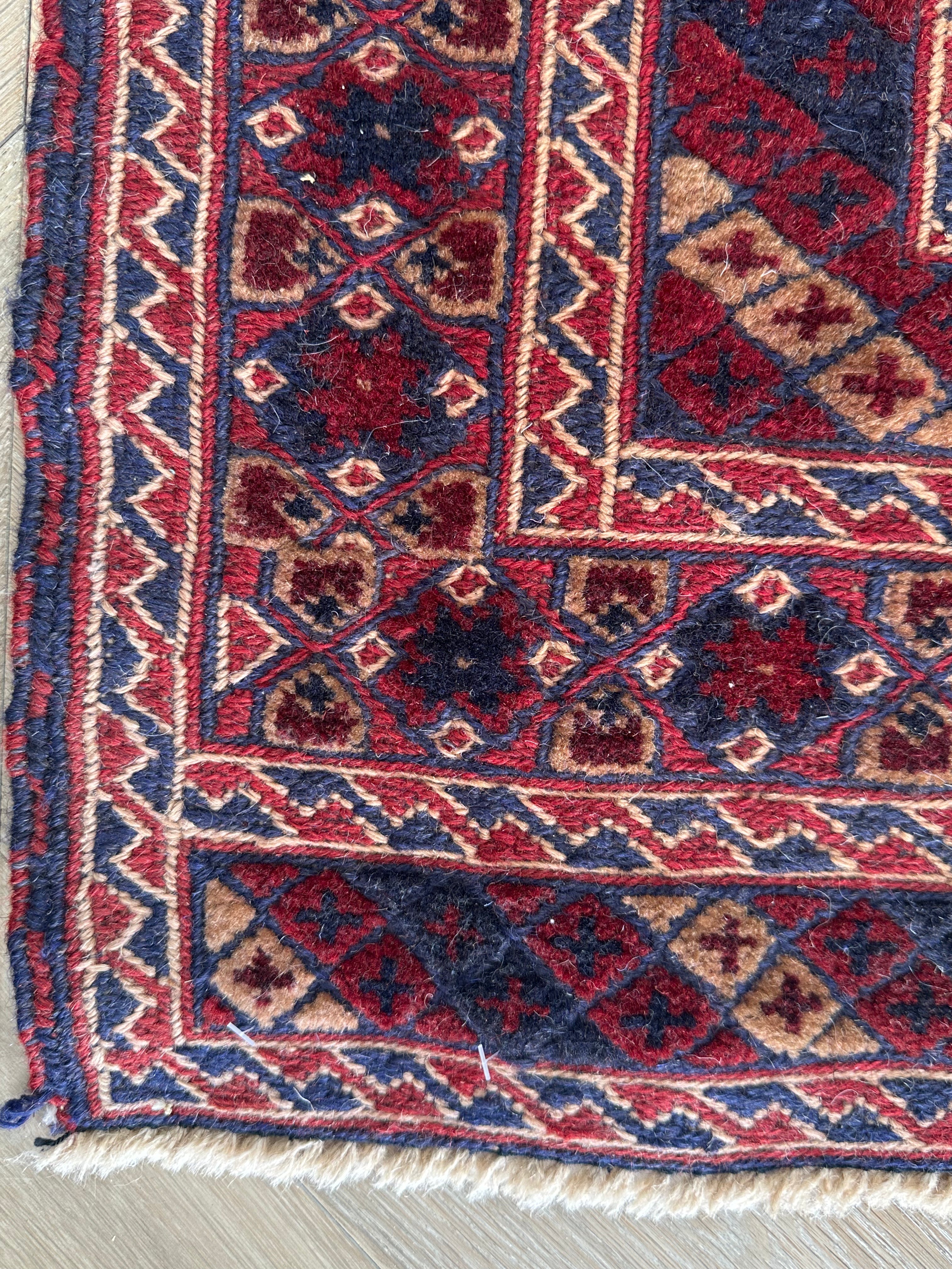 HANDMADE AFGHAN MUSHWANI KILIM | CM|