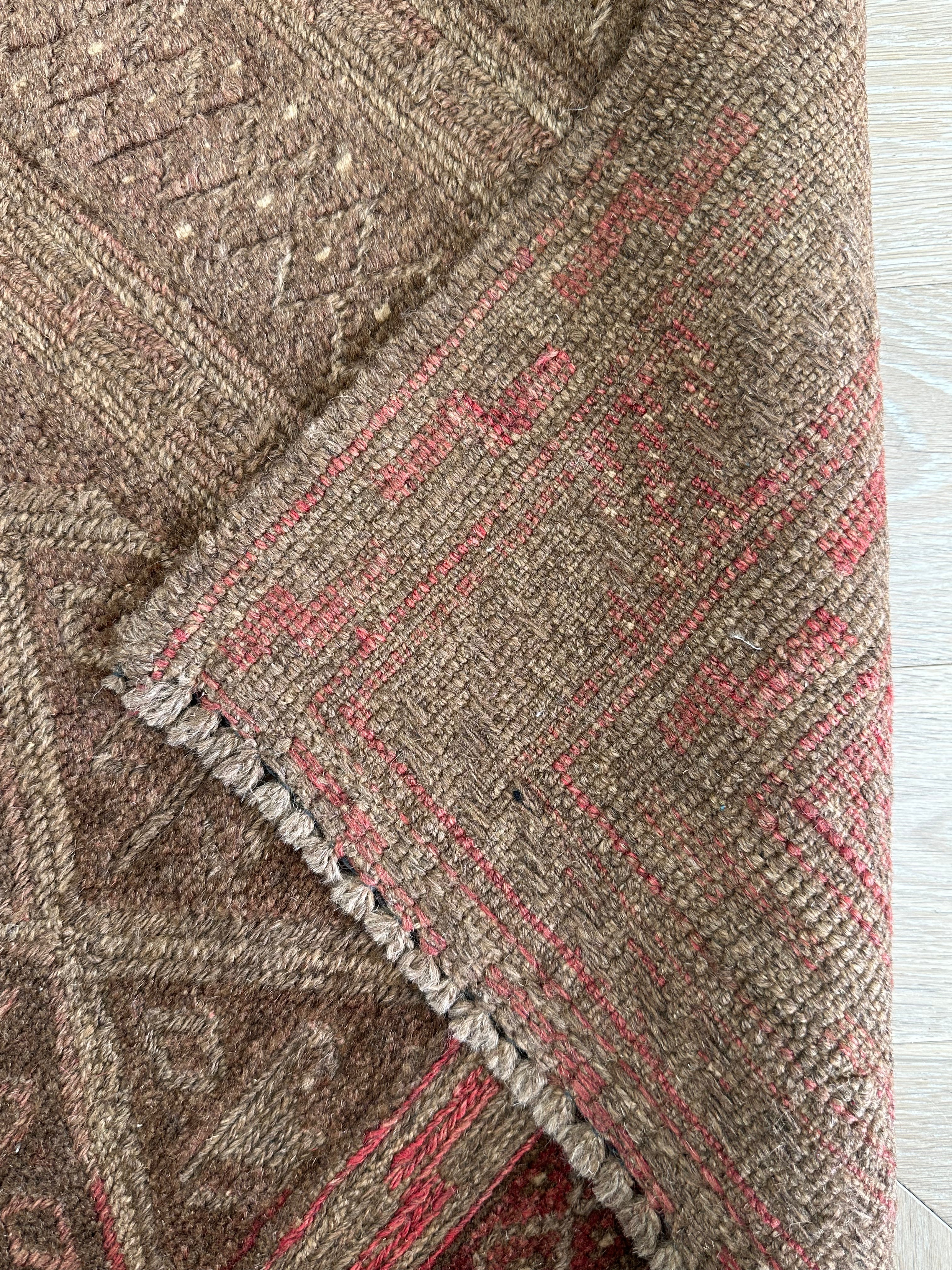 HANDMADE AFGHAN MUSHWANI KILIM | CM|