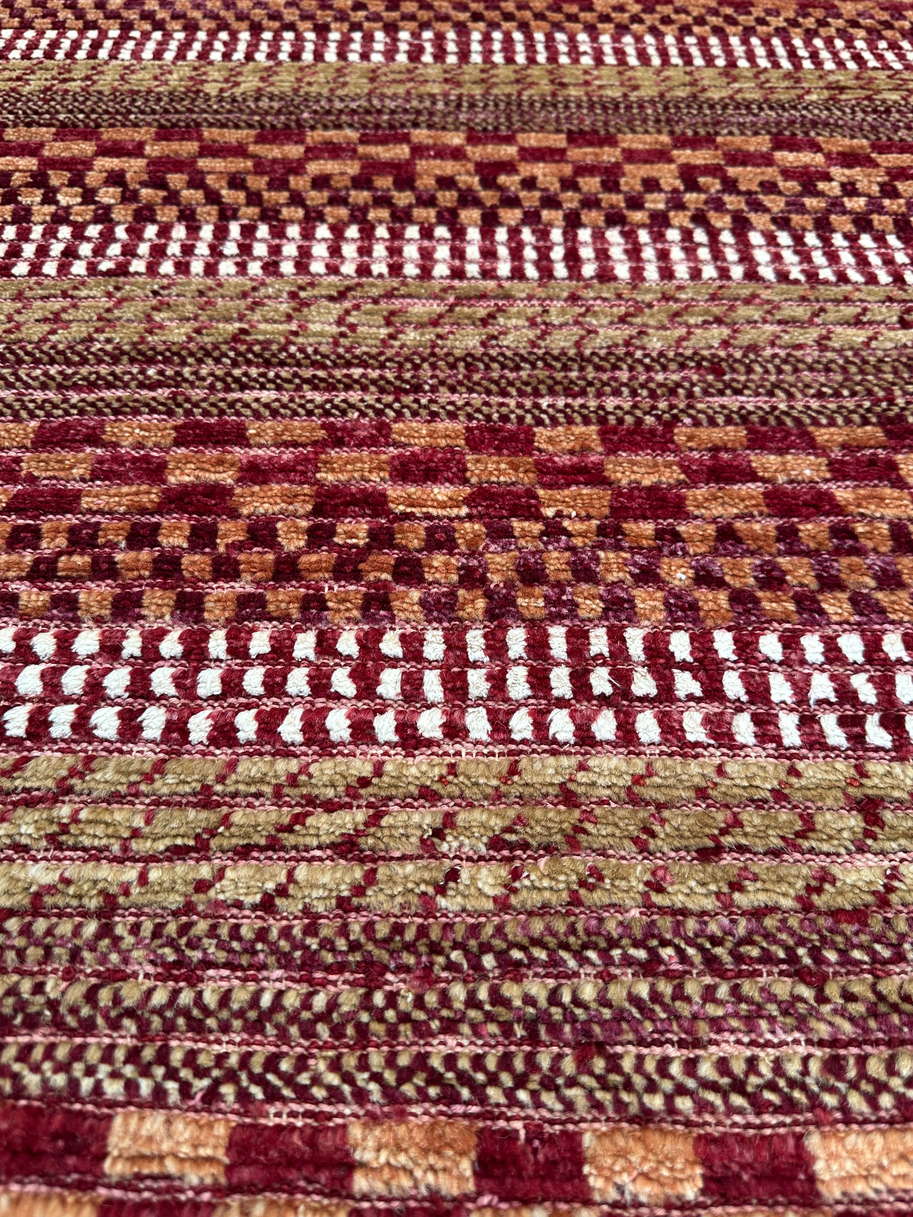 HANDMADE AFGHAN MUSHWANI KILIM | CM|