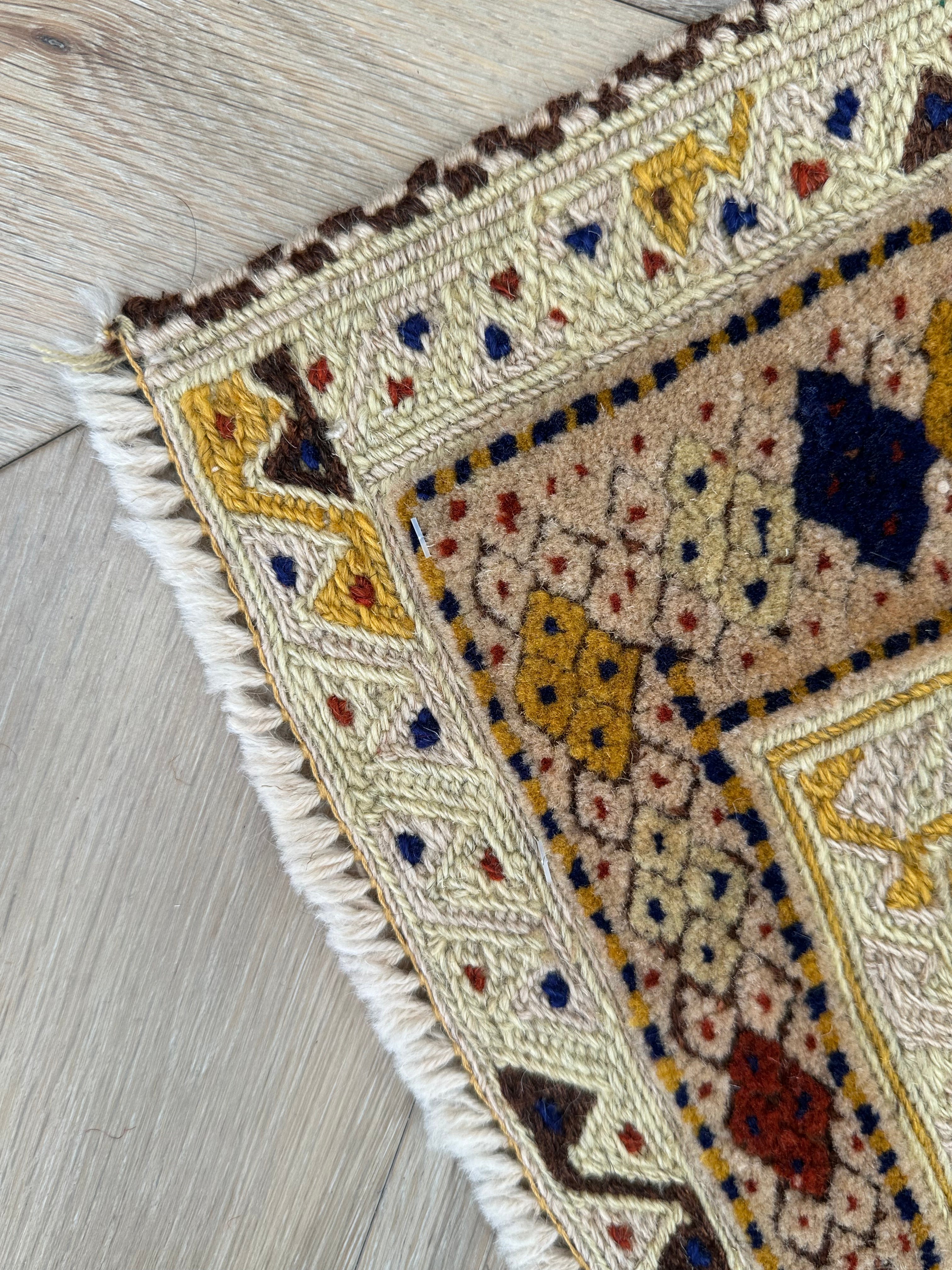 HANDMADE AFGHAN MUSHWANI KILIM | CM|