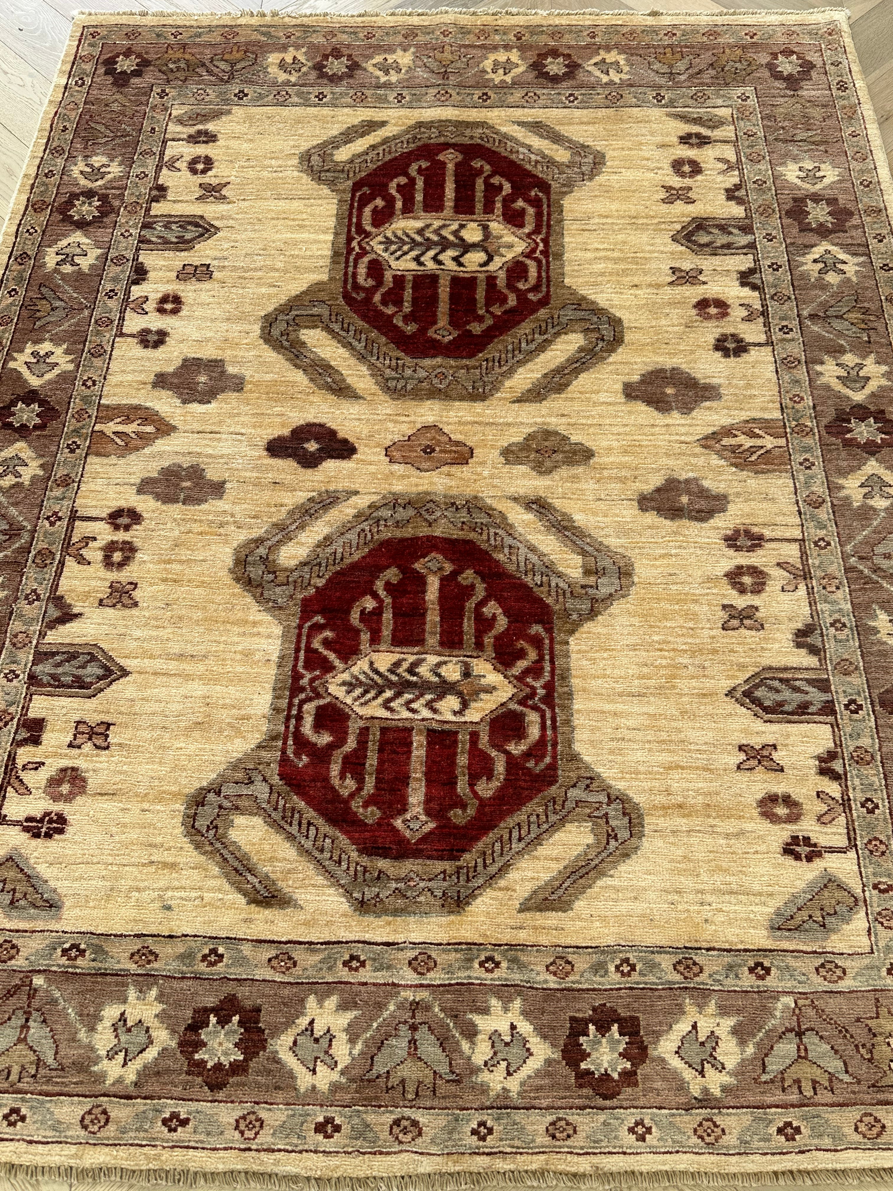 Chobi Afghan Handmade — 1.87 x 1.35