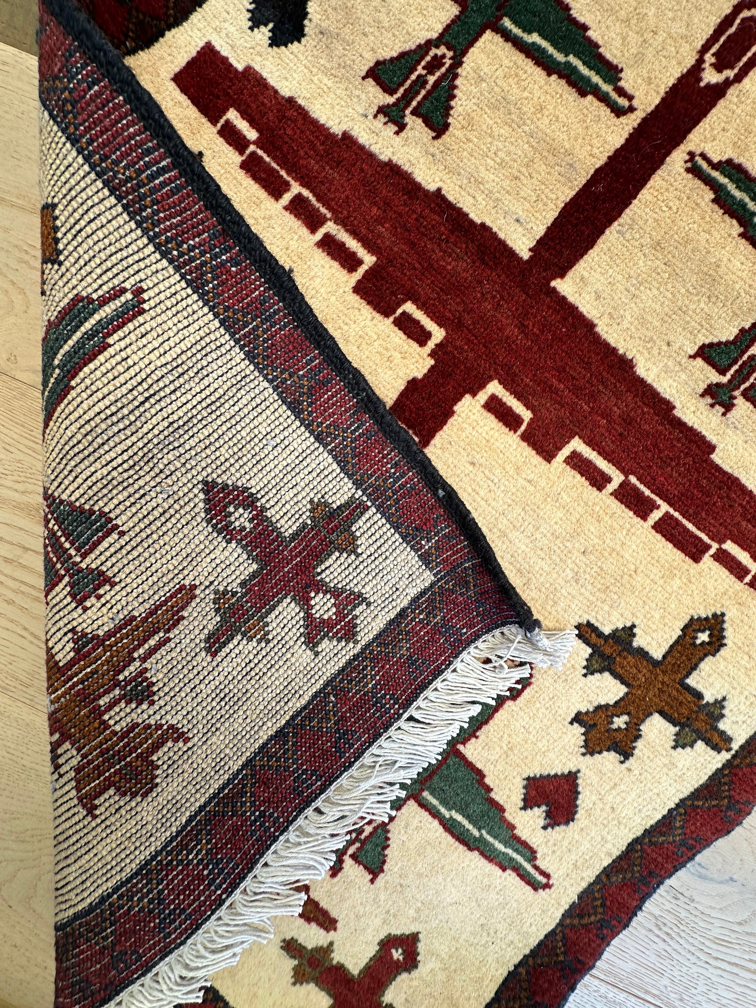 Chobi Afghan Handmade — 0.80 x 0.61