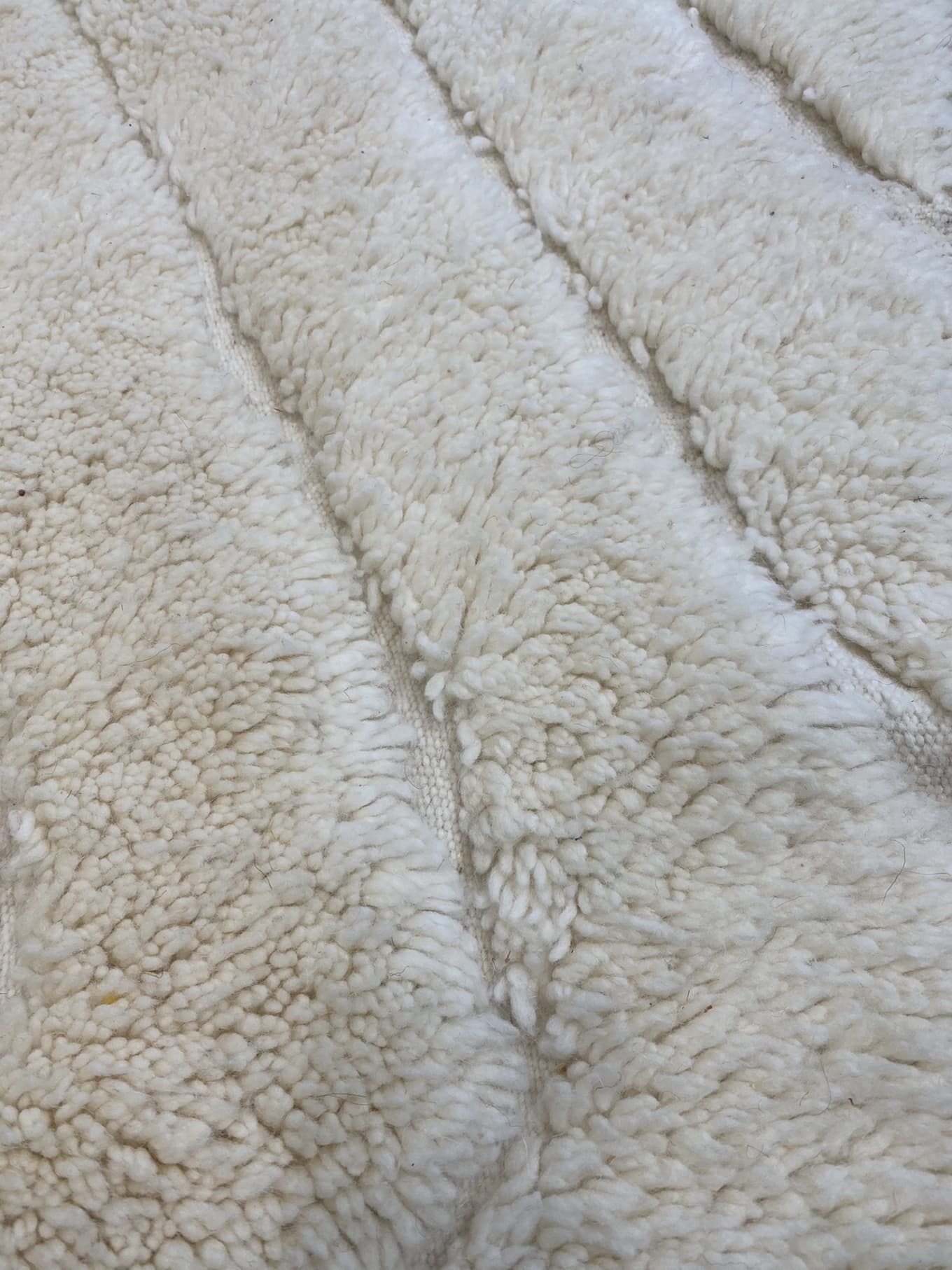 White Moroccan Rug White Beni Ourain