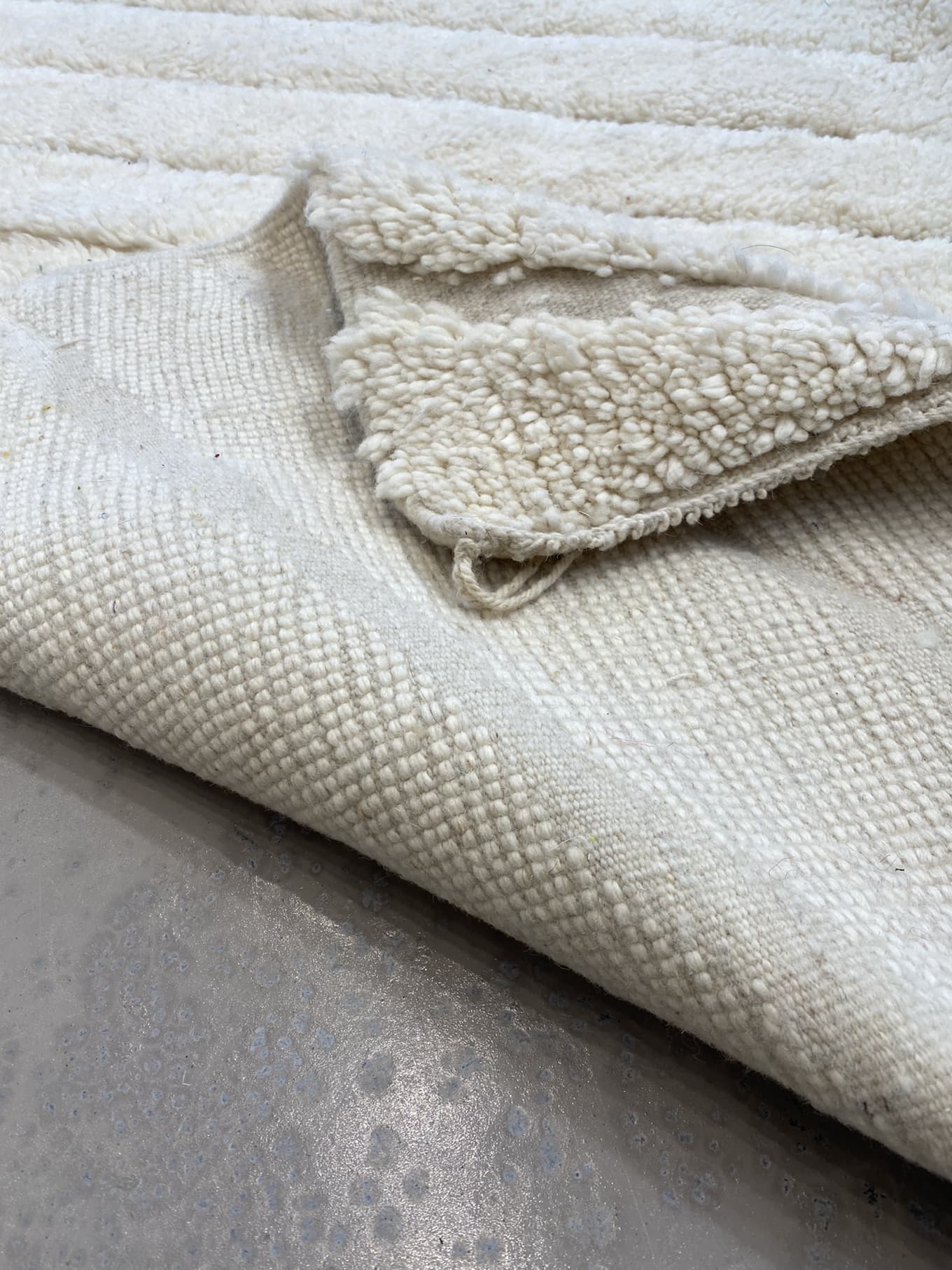 White Moroccan Rug White Beni Ourain